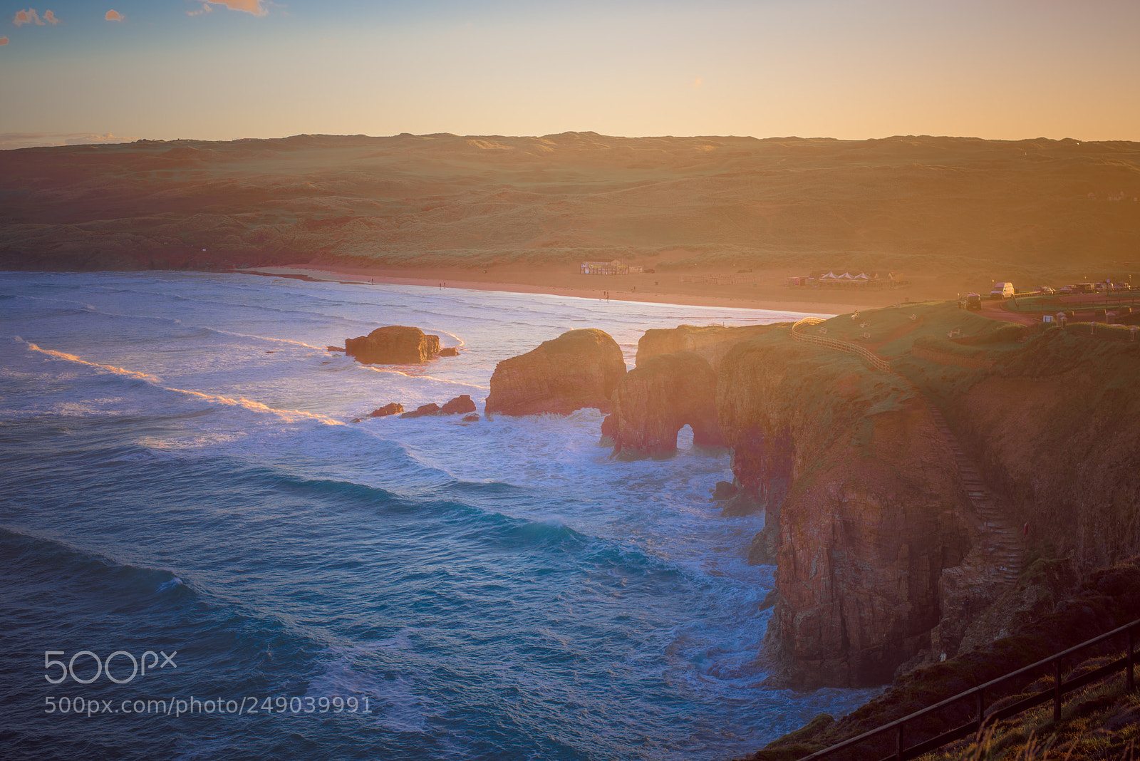 Nikon D810 sample photo. Perranporth surfing beach, cornwall photography