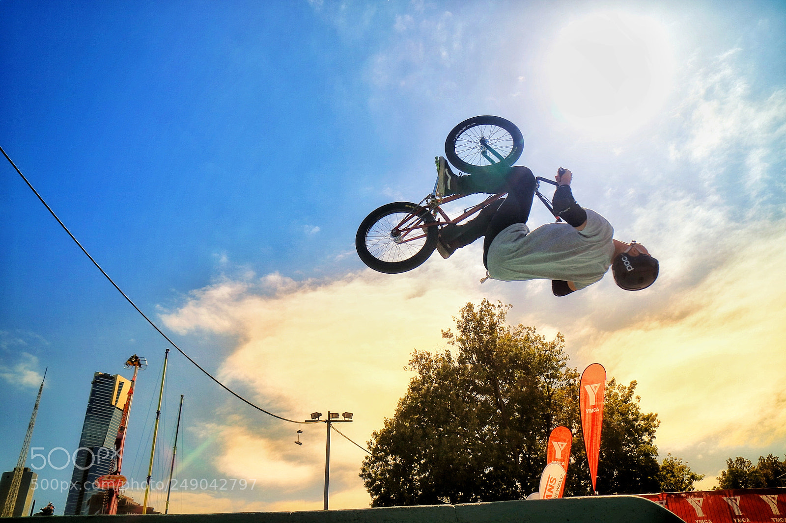 Canon EOS M3 sample photo. Bike stunt photography