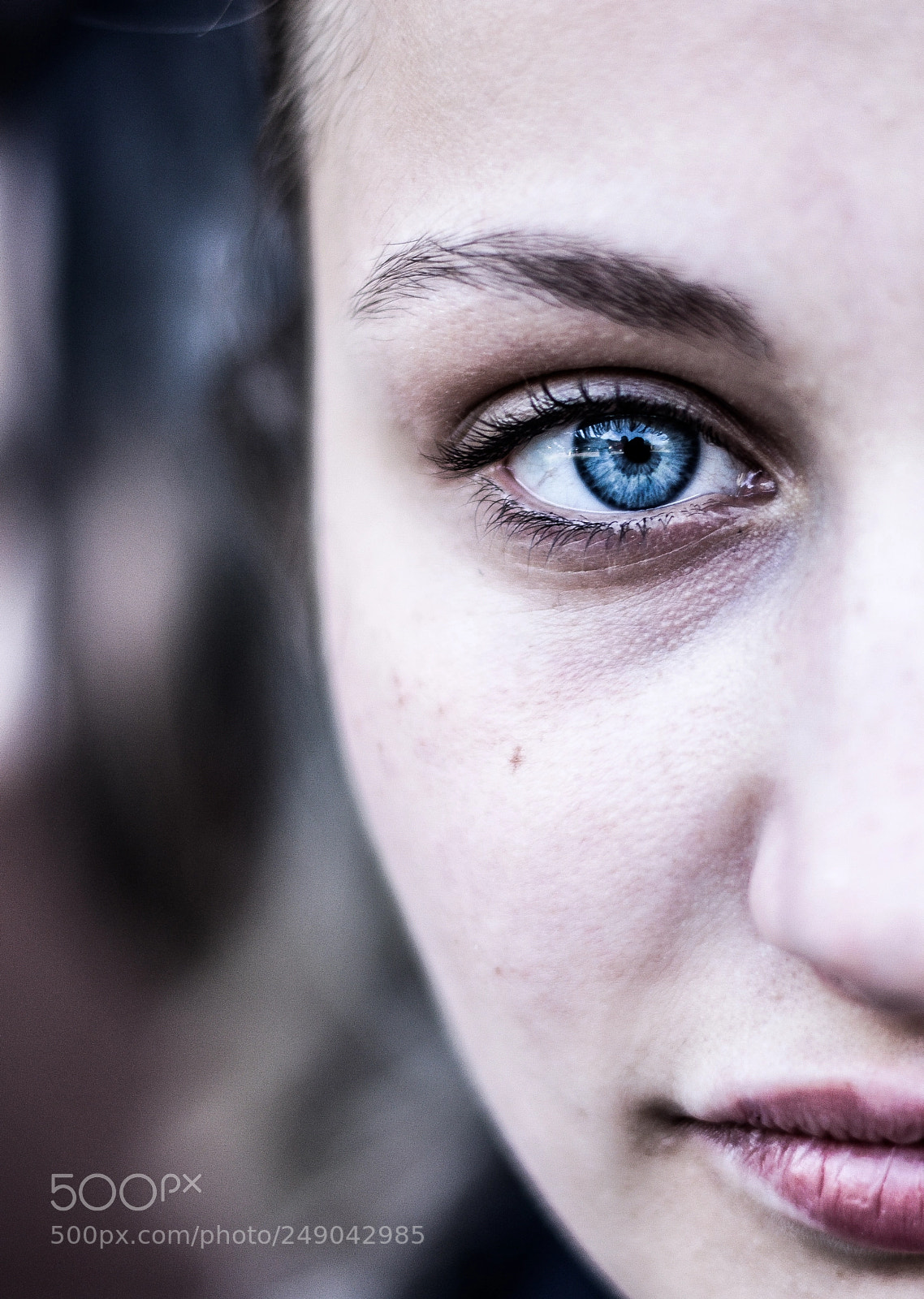 Nikon D5200 sample photo. Blue eyes photography
