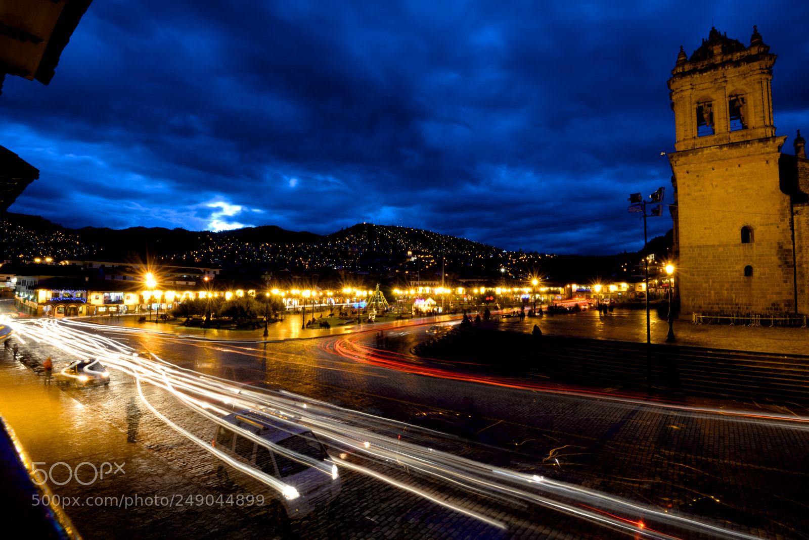 Nikon D610 sample photo. Nighttime light streams in photography