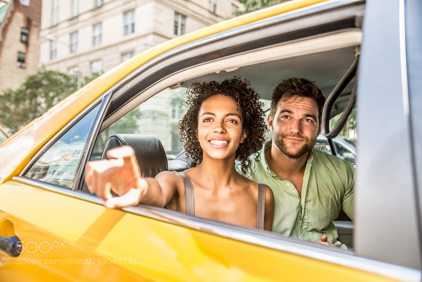 Nikon D610 sample photo. Couple on a taxi photography