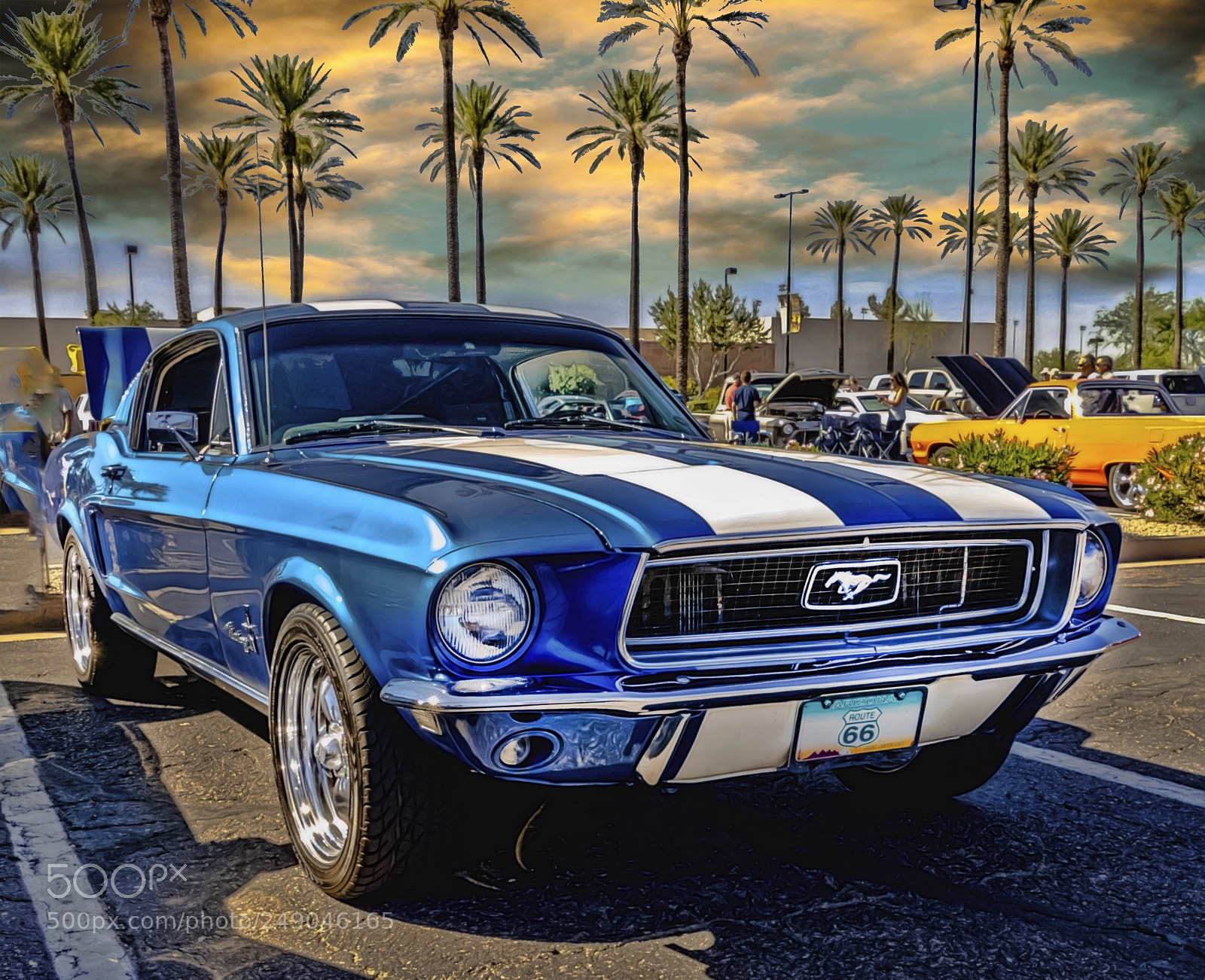 Panasonic Lumix DMC-FZ1000 sample photo. Mustang at scottsdale car photography