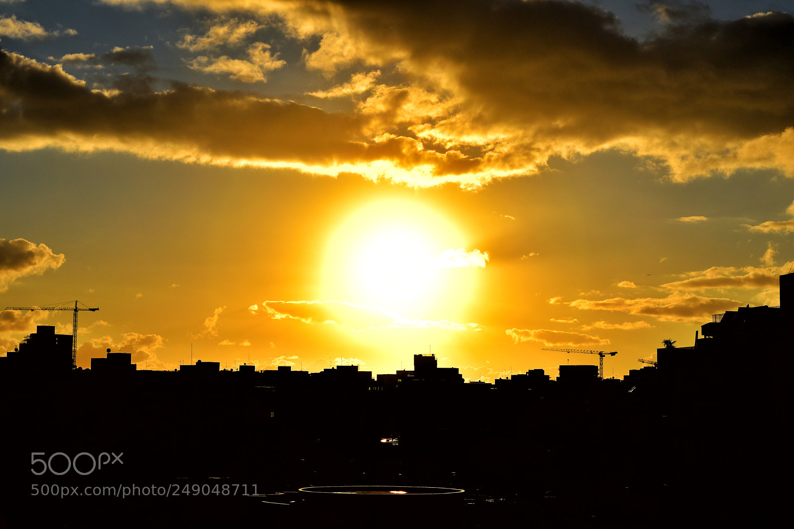 Nikon D3400 sample photo. Sunset in the city photography