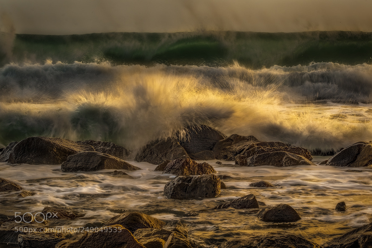 Fujifilm X-T2 sample photo. Amongst the waves photography