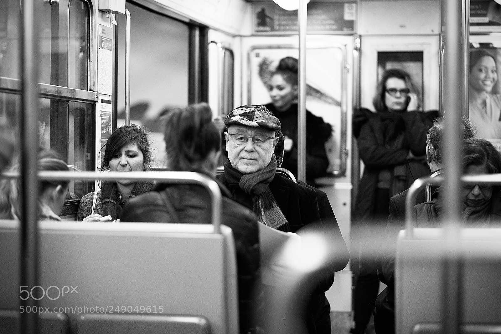 Nikon D800 sample photo. Paris metro photography