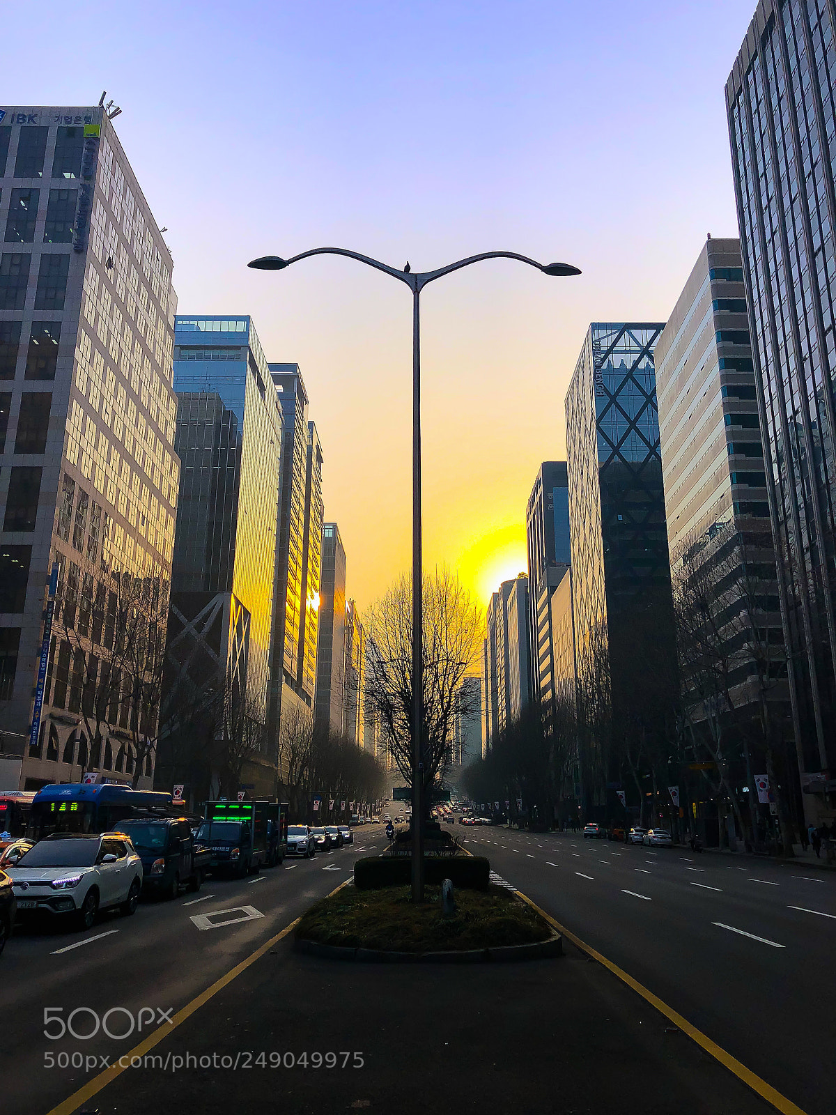 Apple iPhone 8 Plus sample photo. Posco crossroad, seoul 2018 photography
