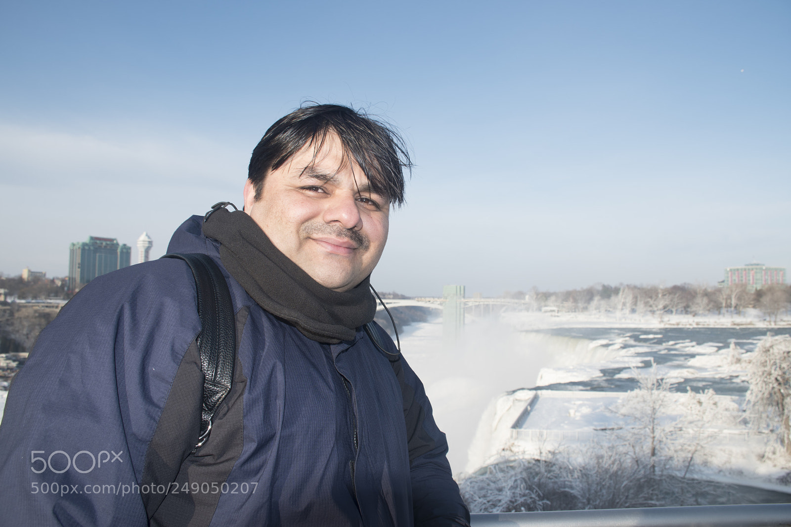 Nikon D5500 sample photo. Frozen niagara falls photography