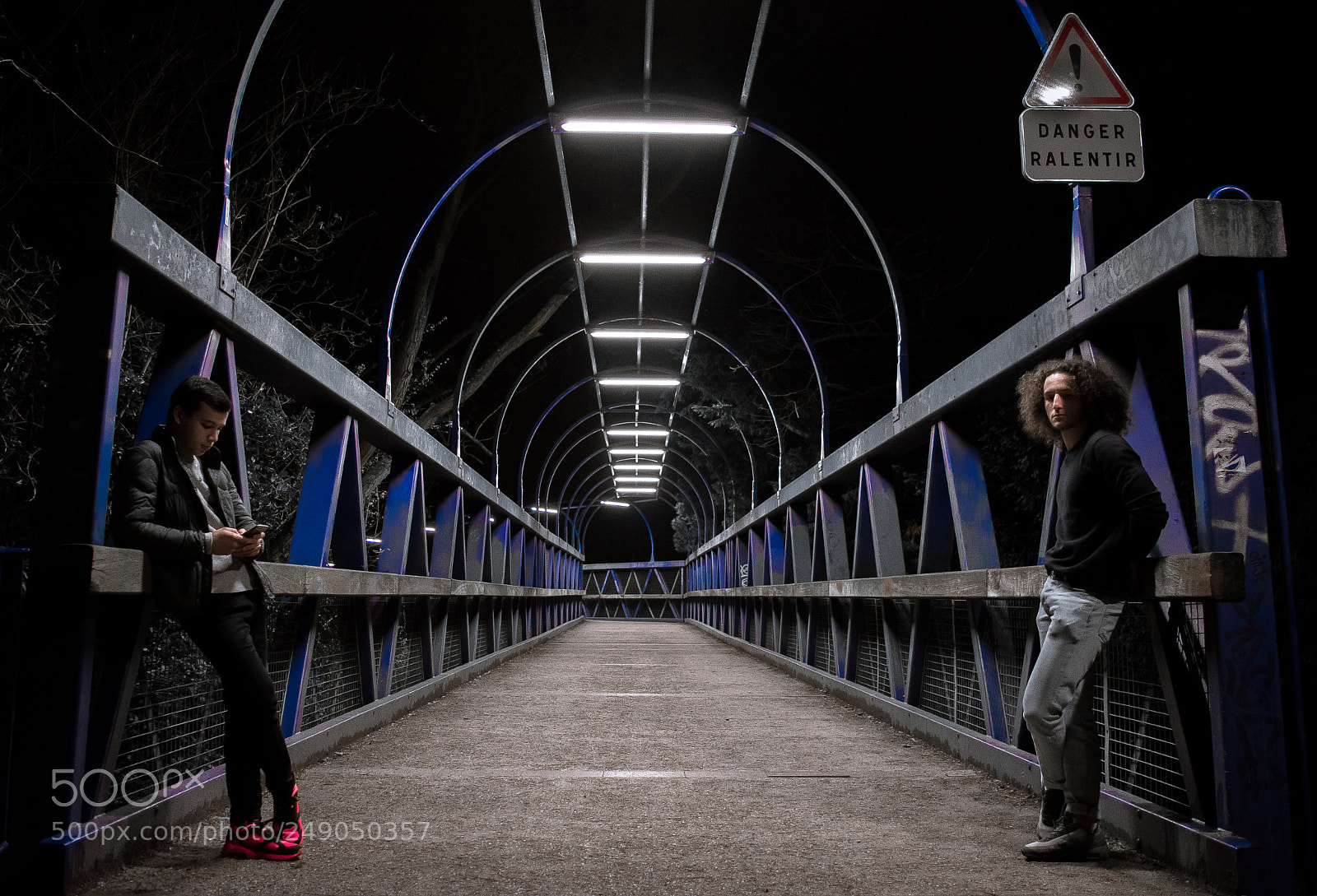 Nikon D5500 sample photo. Danger , slow down photography