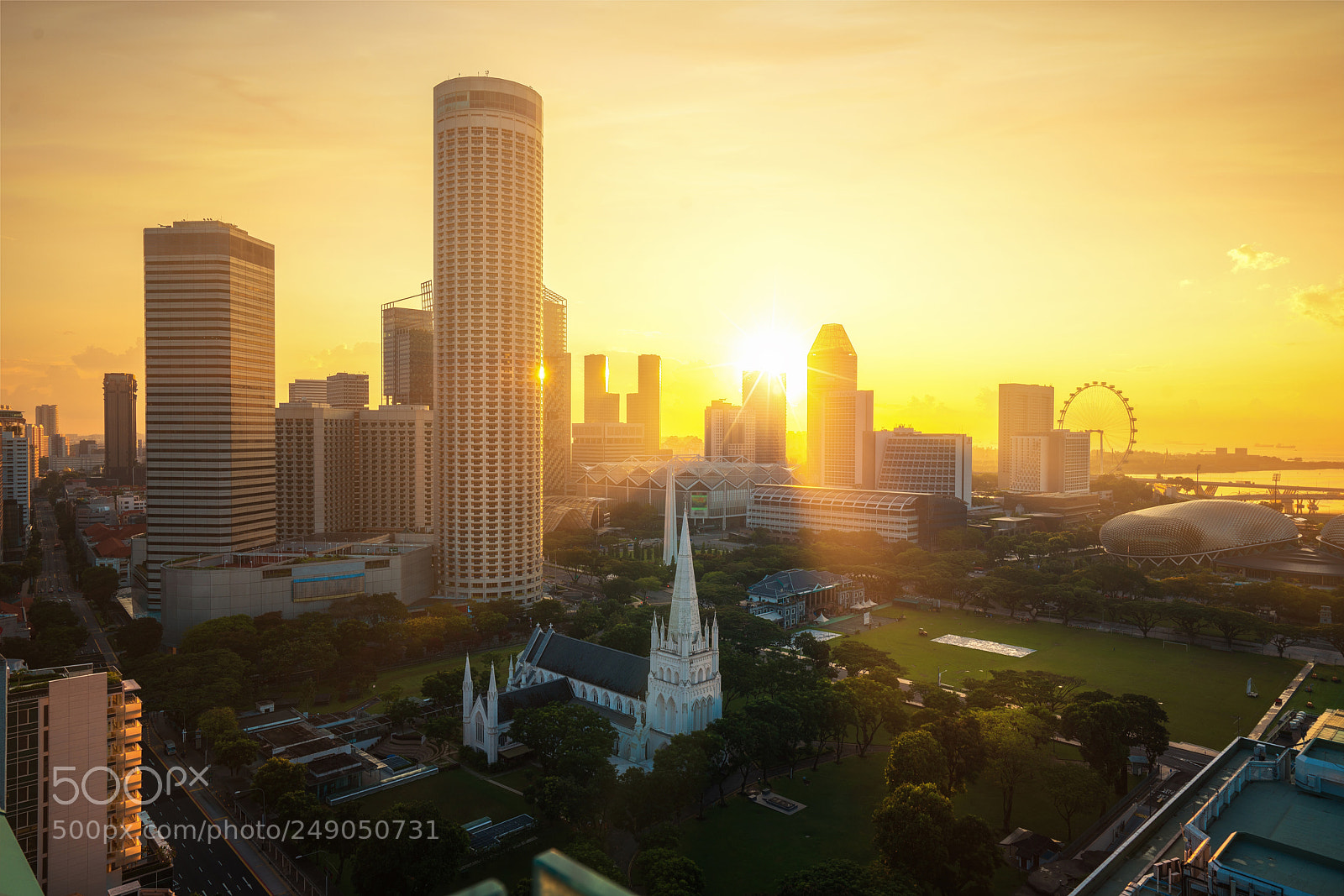 Sony a7R II sample photo. Cityscape of singapore city photography