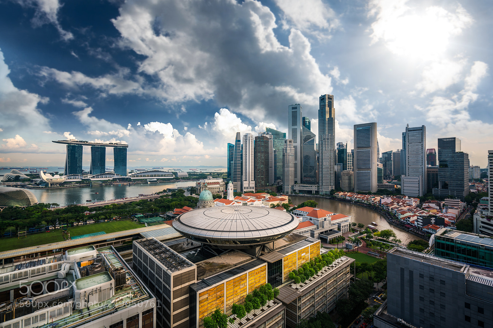 Sony a7R II sample photo. Cityscape of singapore city photography