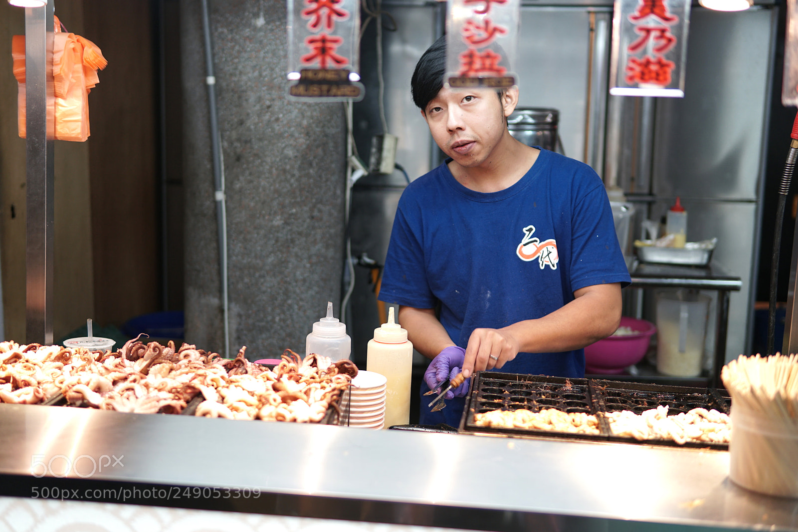Sony a6300 sample photo. Sotong bakar pasar malam photography