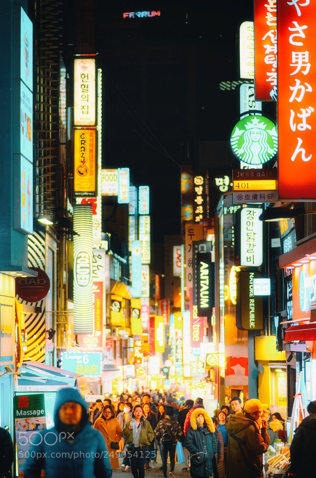 Nikon D5100 sample photo. A night in seoul photography