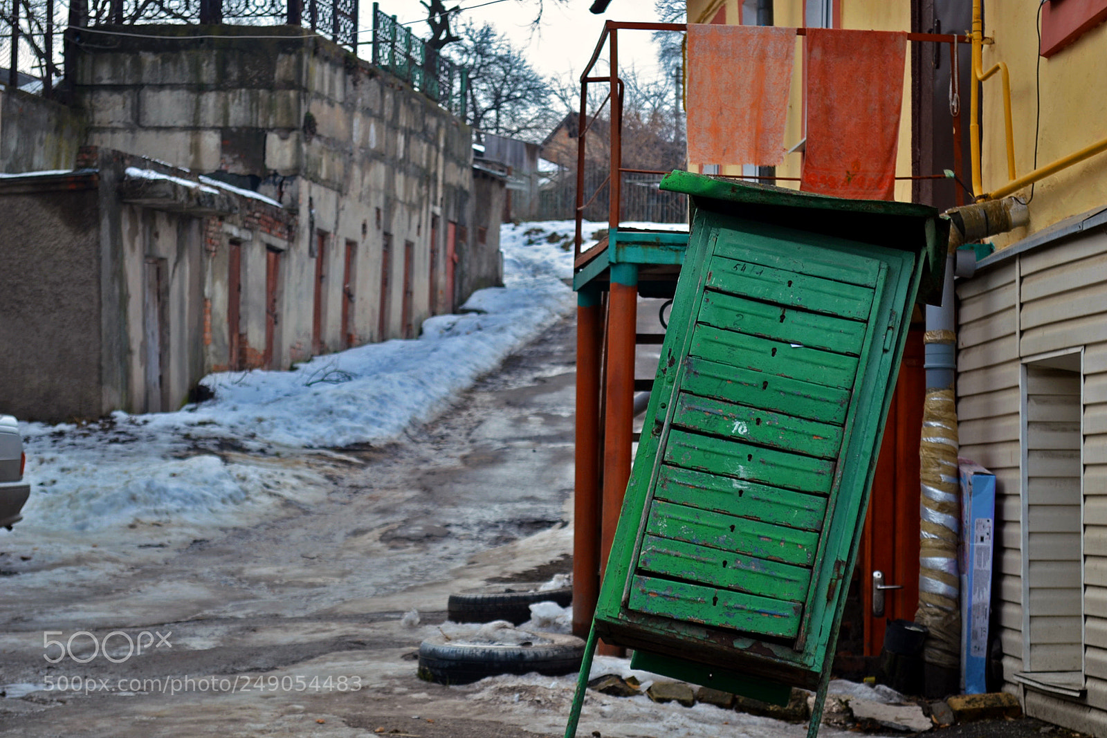 Nikon D3100 sample photo. Old town street in photography