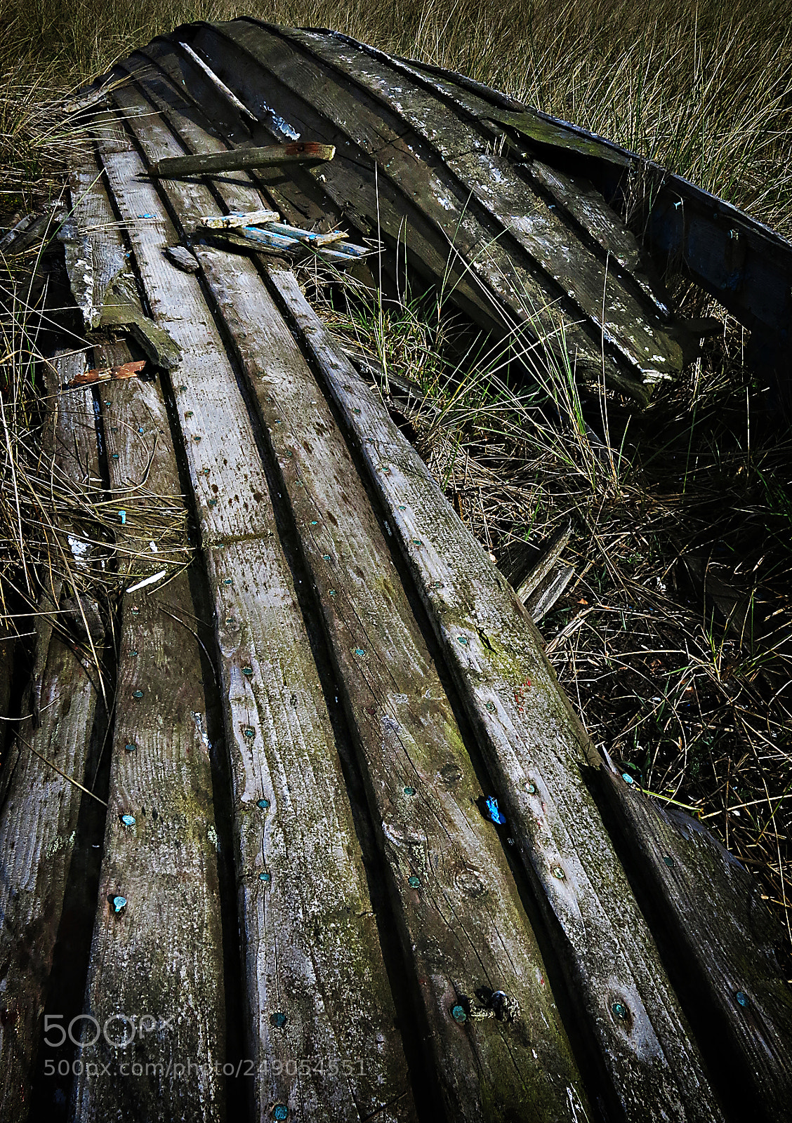 Canon PowerShot G15 sample photo. Old boat, holy island photography