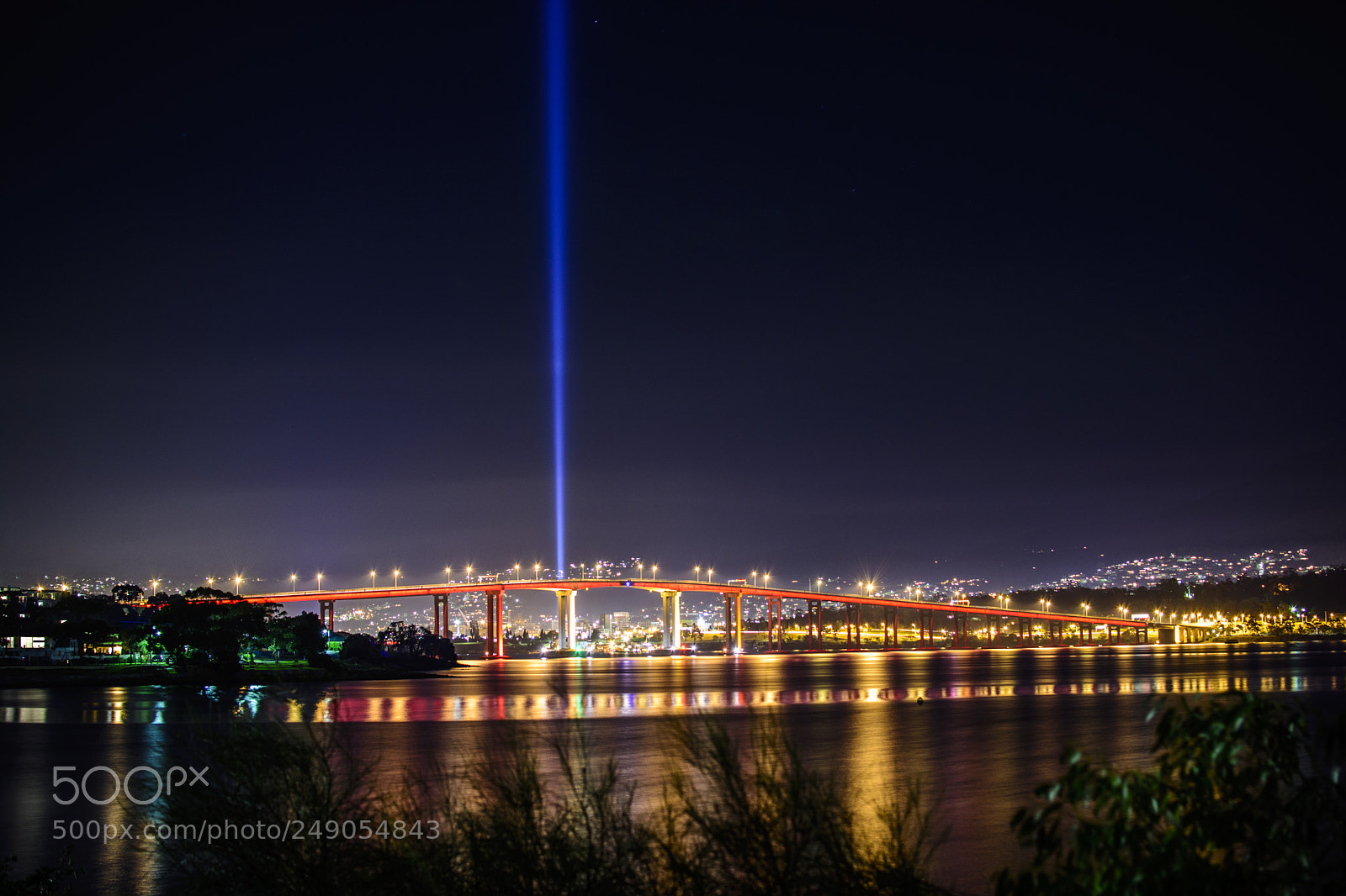 Nikon D7100 sample photo. Tasman bridge (dark mofo) photography