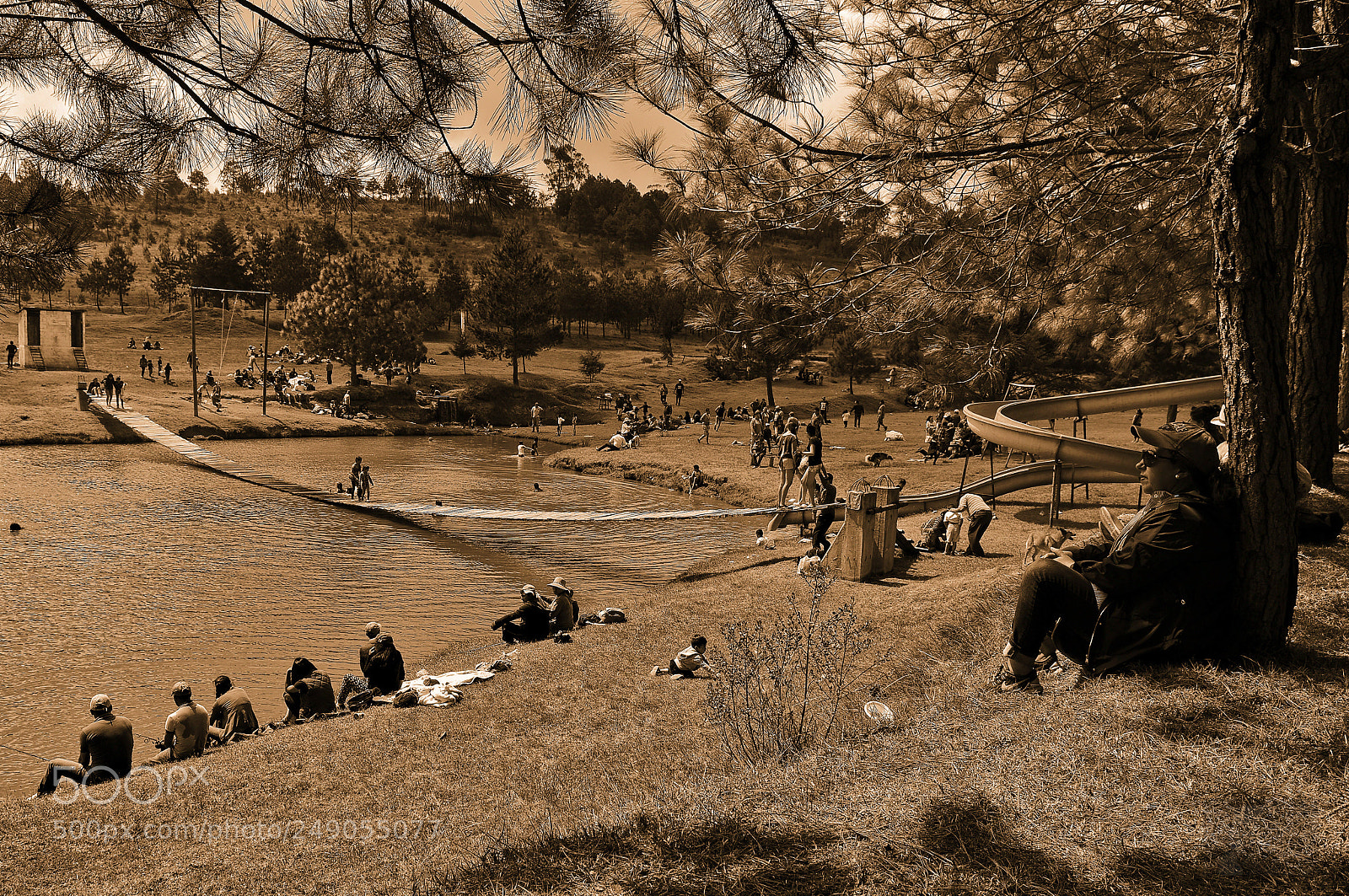 Nikon D5500 sample photo. Sepia paisaje photography