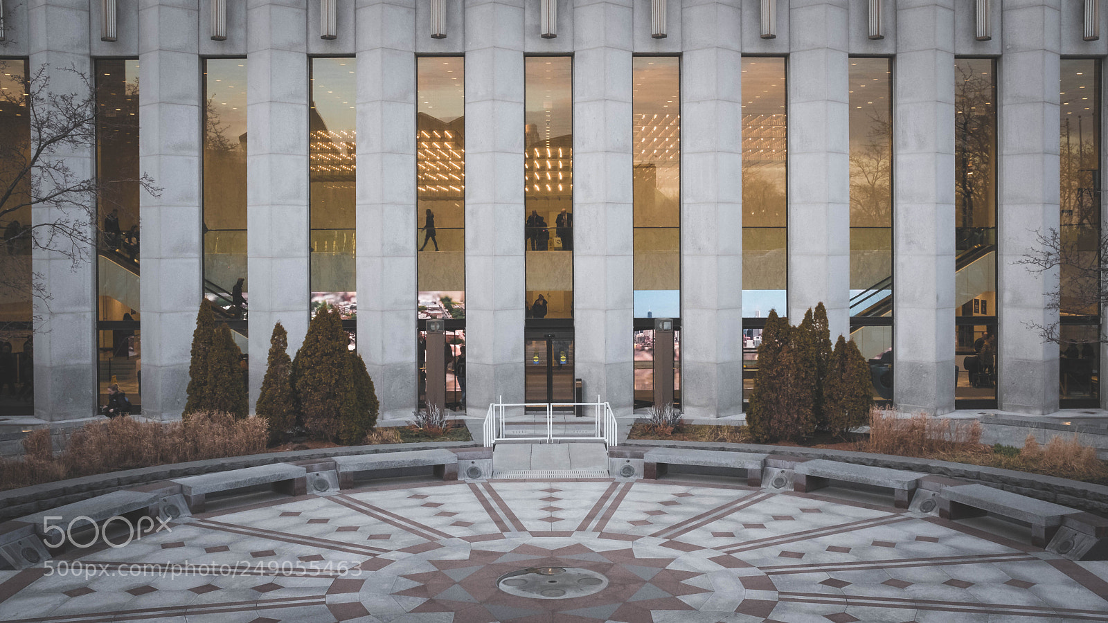 Fujifilm X100F sample photo. Aon center photography