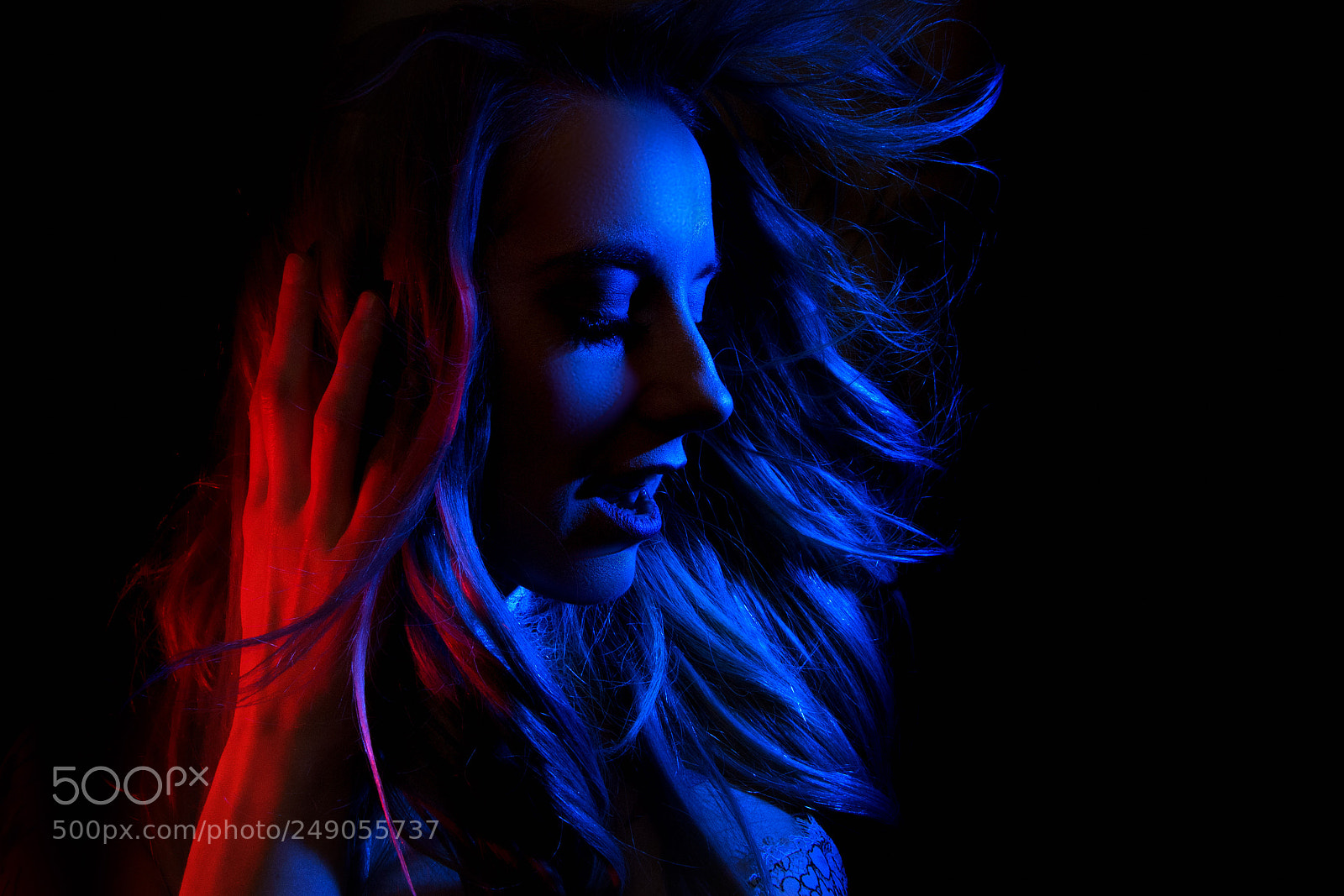 Nikon D5 sample photo. Light painting with colour photography