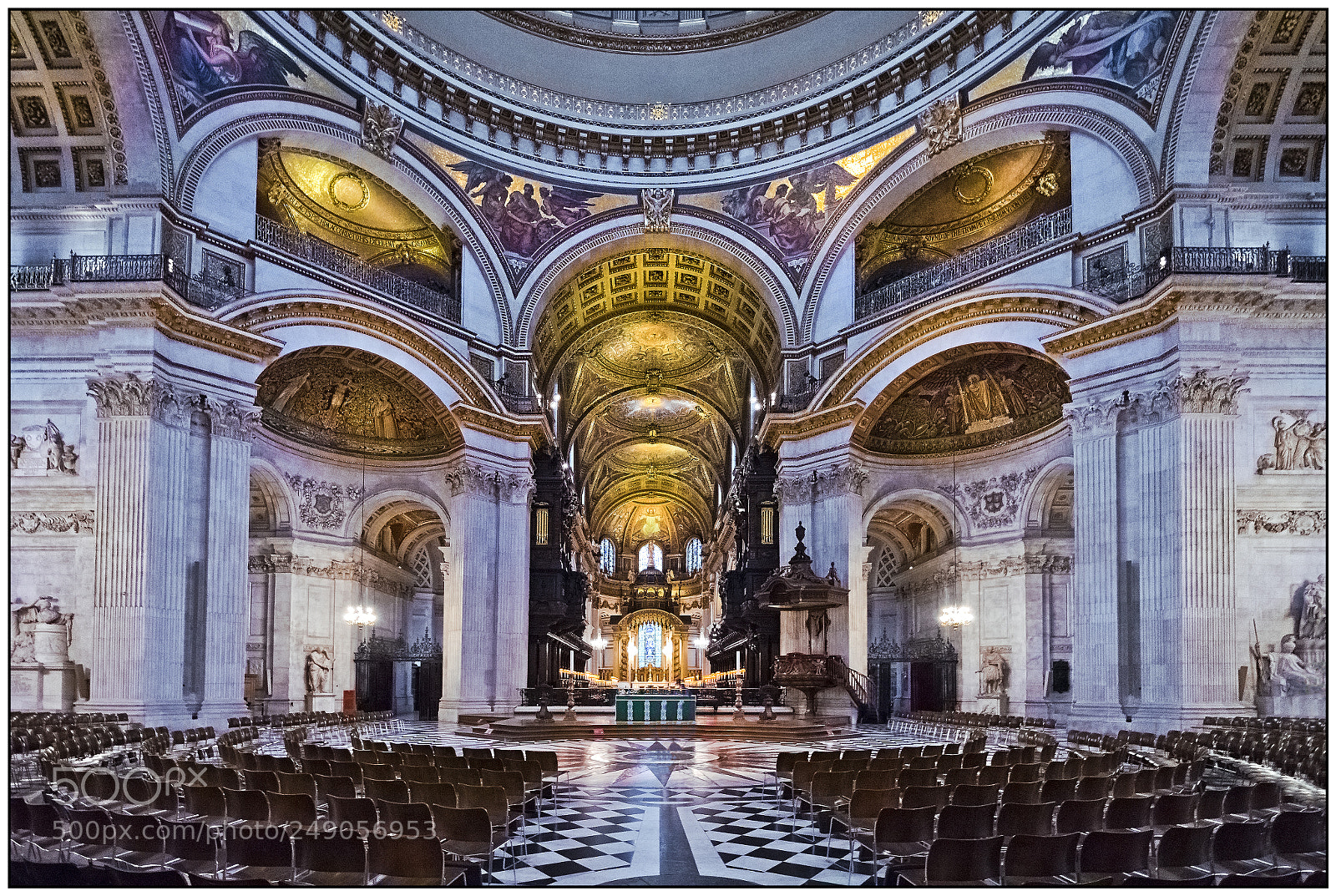 Canon EOS M sample photo. Inside, st pauls cathedral photography