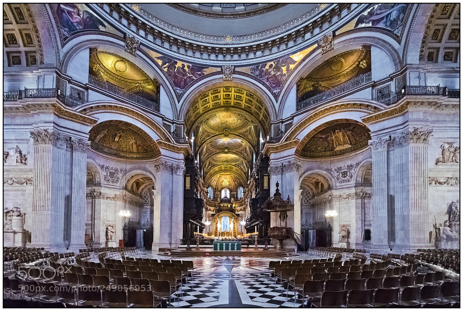 Canon EOS M sample photo. Inside, st pauls cathedral photography