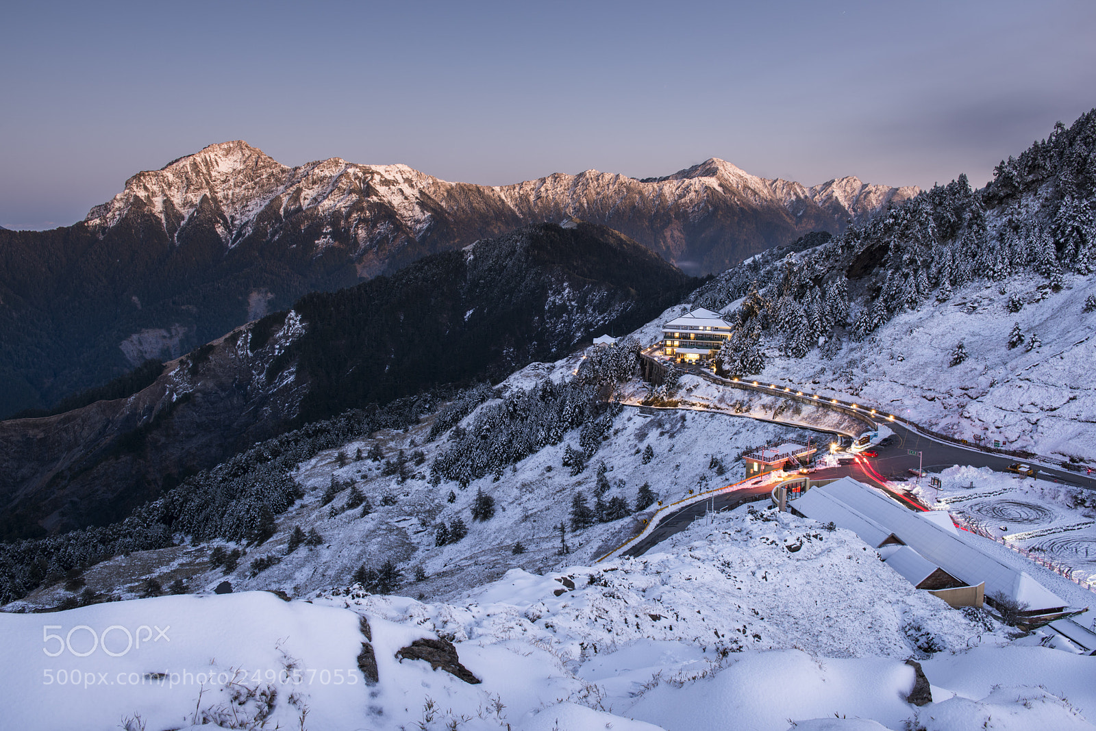 Nikon D810 sample photo. Color-temperature mountain snow scene photography