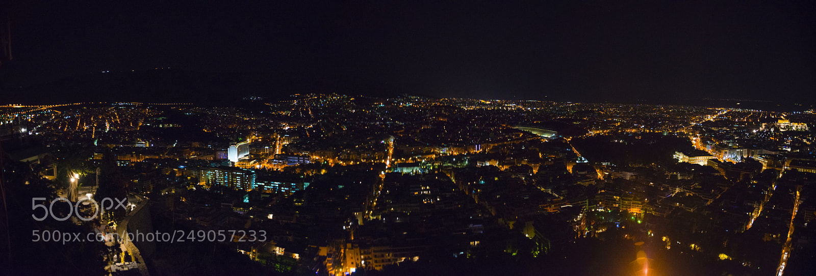 Nikon D800 sample photo. Panoramic view of athens photography