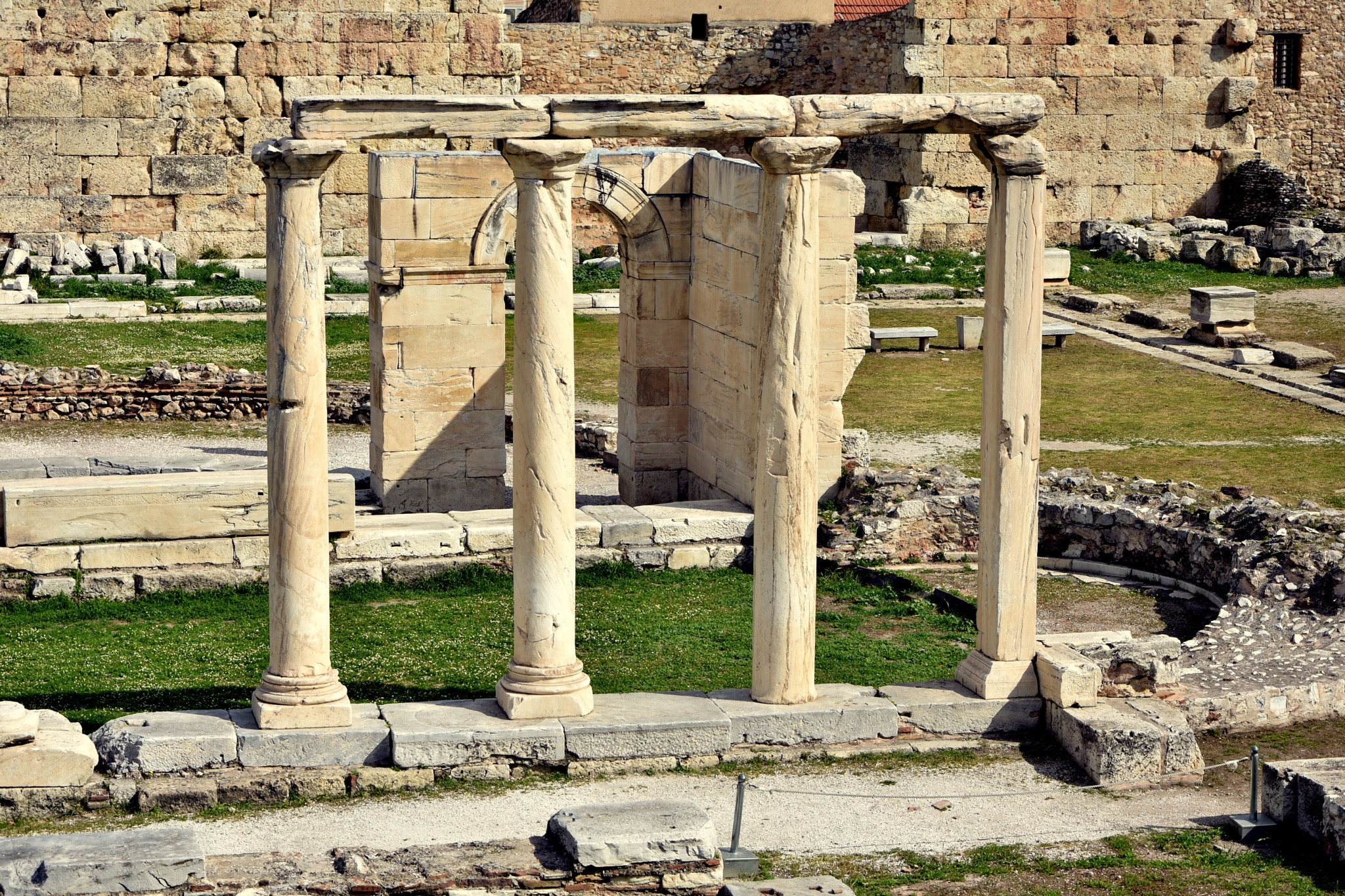 Nikon D3400 sample photo. Hadrian's library ii photography