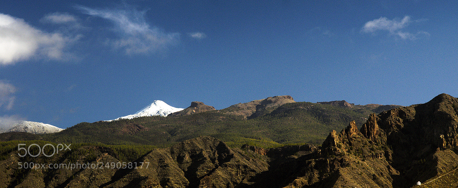 Nikon D300 sample photo. Teide - snow-covered photography