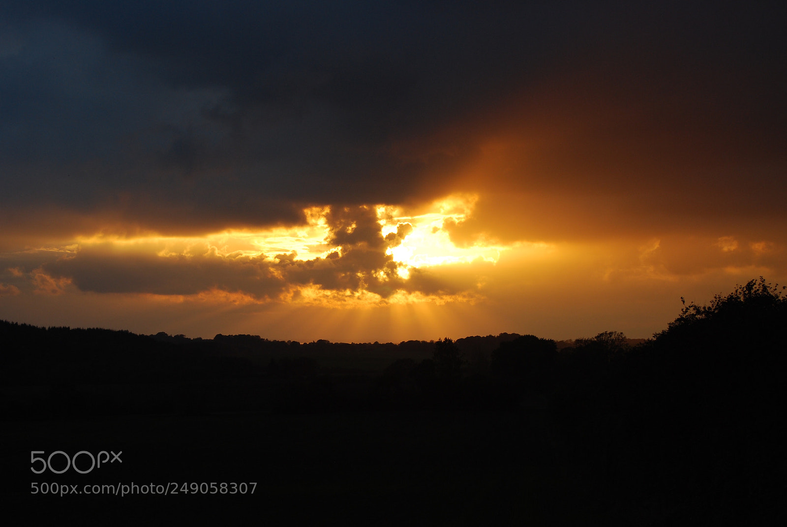 Nikon D40X sample photo. Dramatic sunset photography