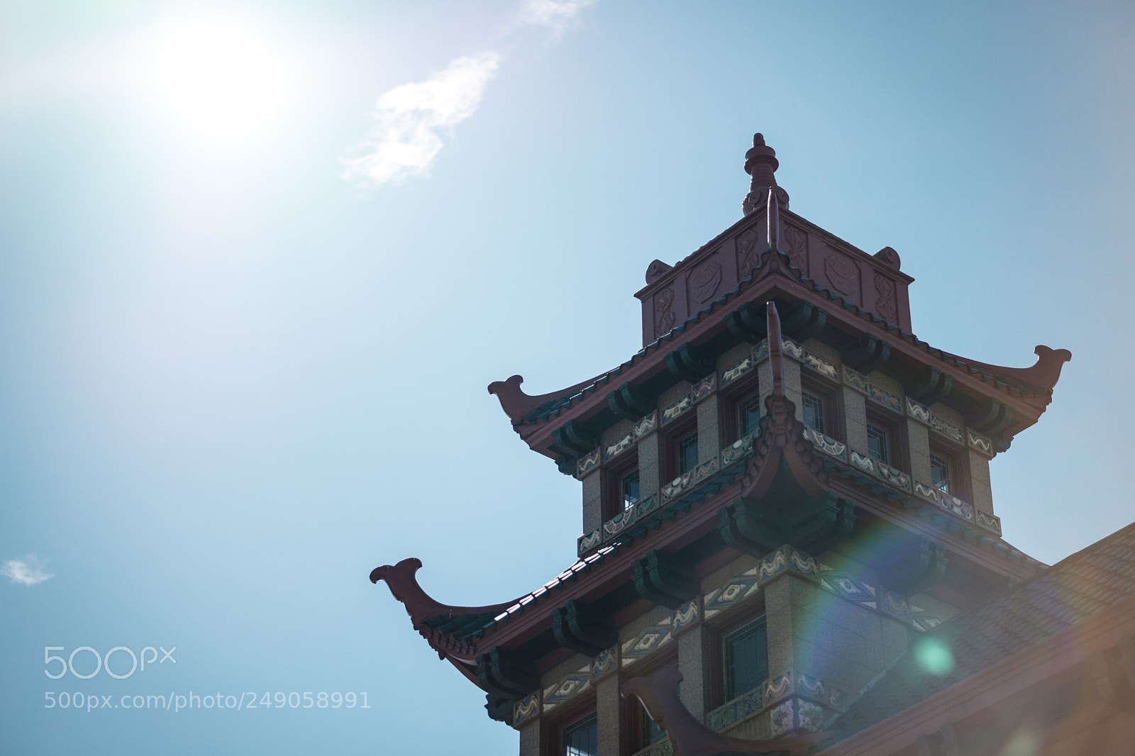 Fujifilm X-H1 sample photo. Chinatown building photography