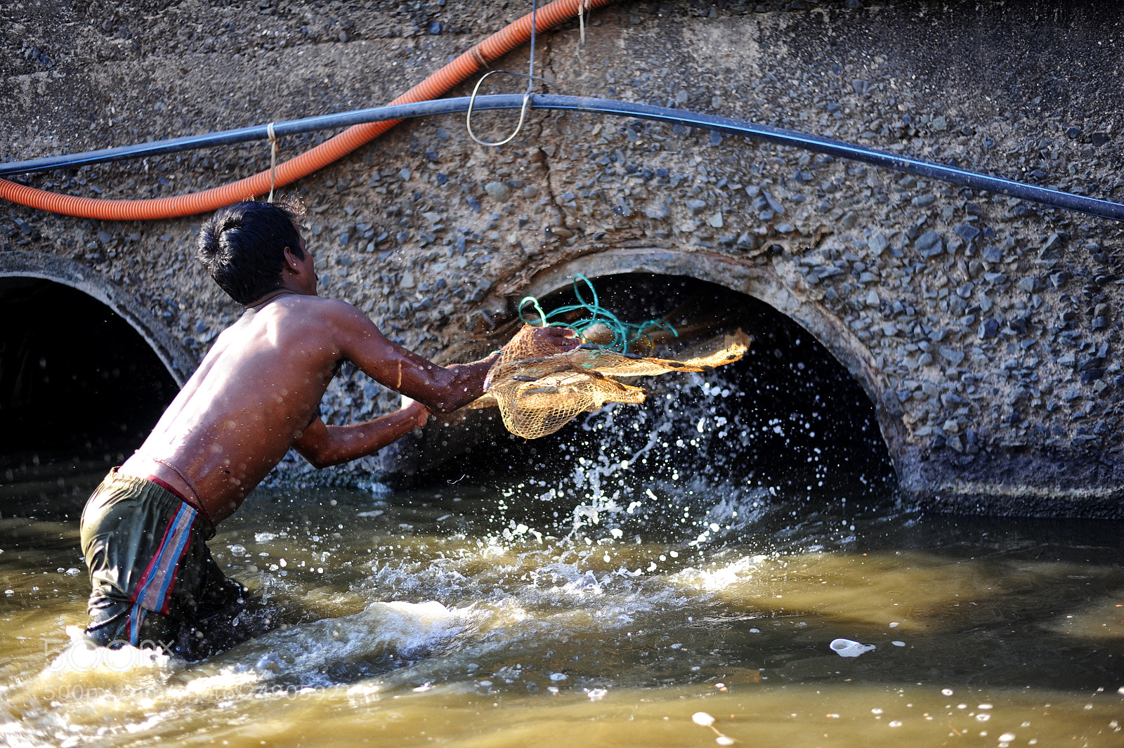 Nikon D3S sample photo. Fisherman photography