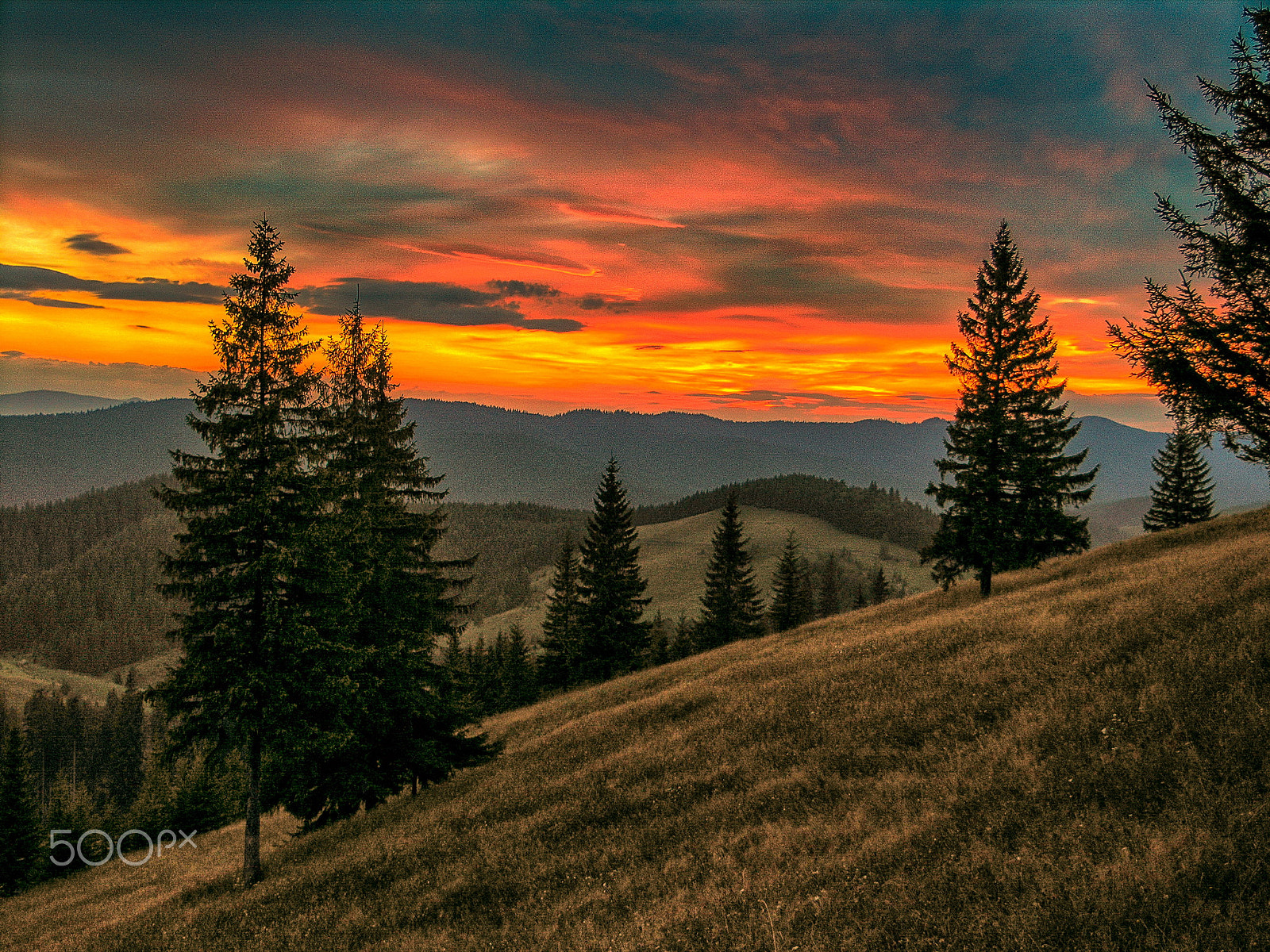 Olympus C8080WZ sample photo. Twilight in the carpathians ... suceava, romania. photography