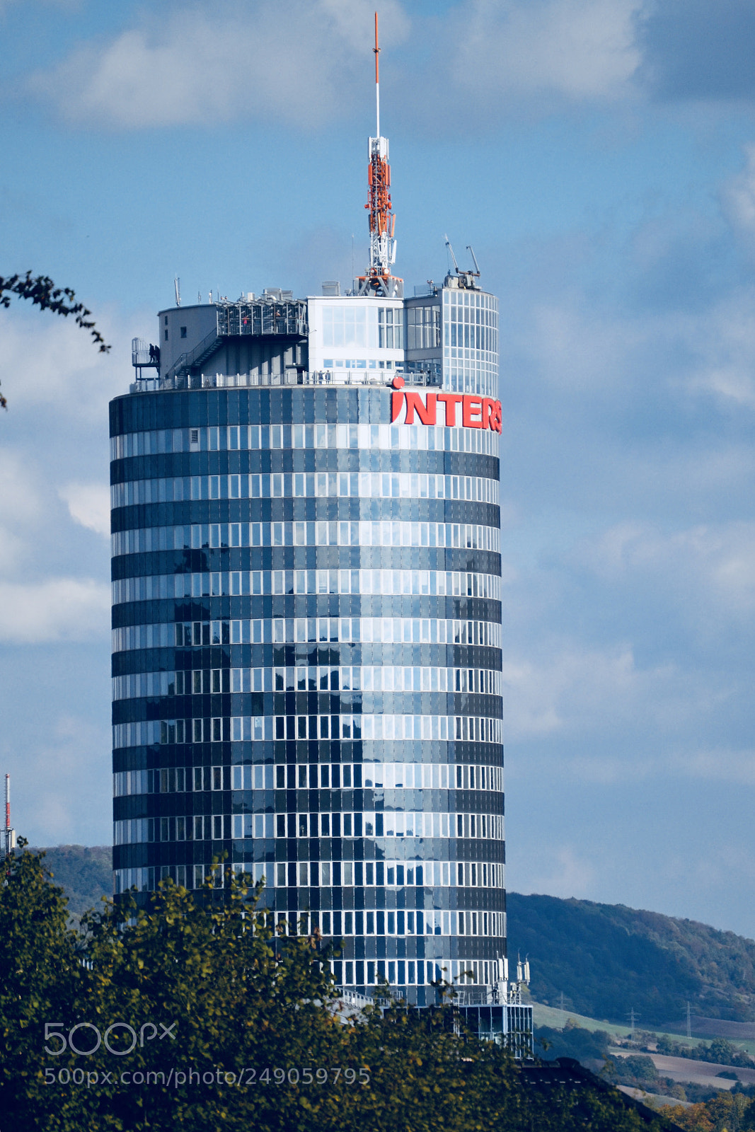 Nikon D3100 sample photo. Jena tower monochrome photography