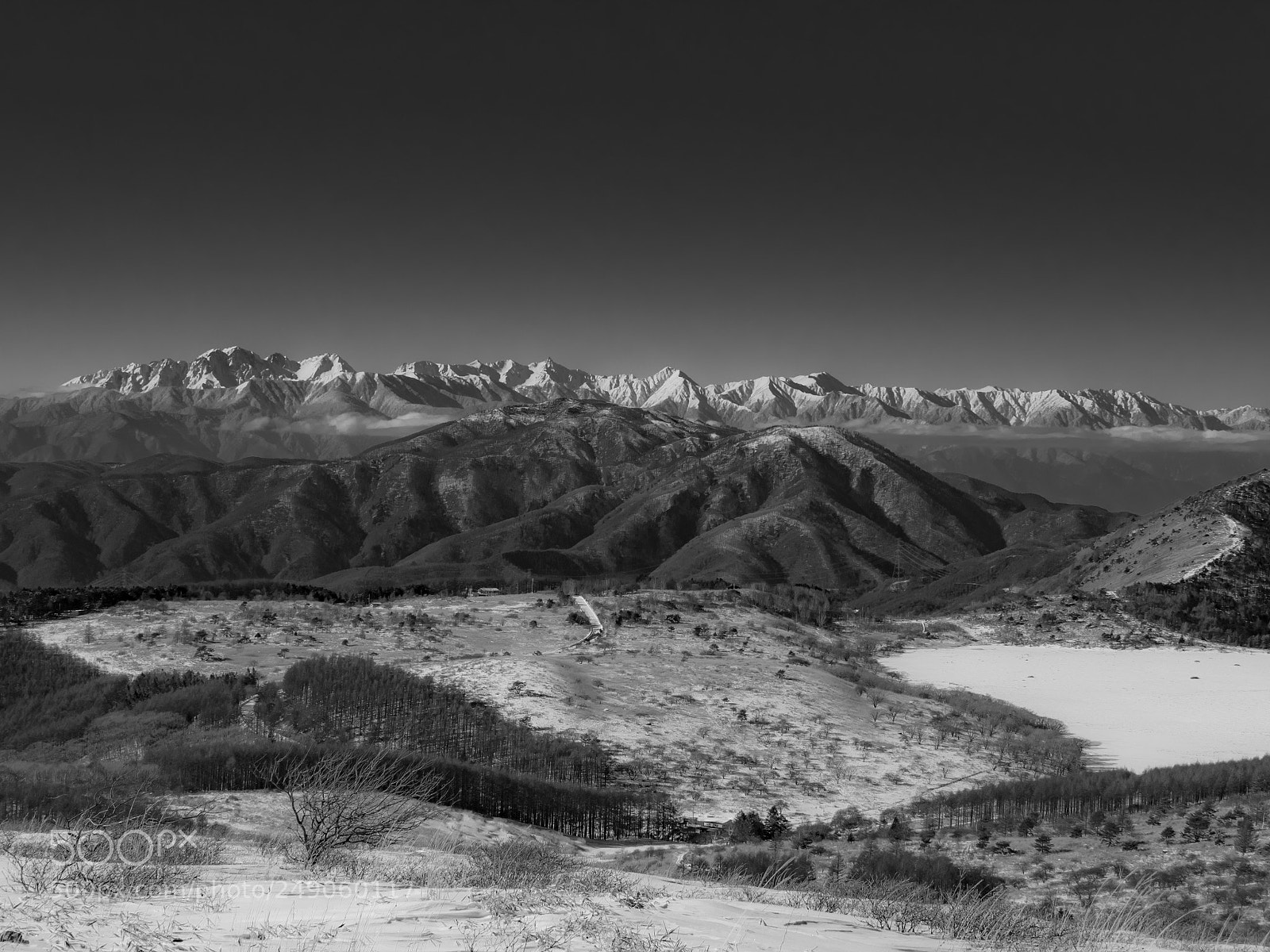 Olympus OM-D E-M1 sample photo. Japan alps photography