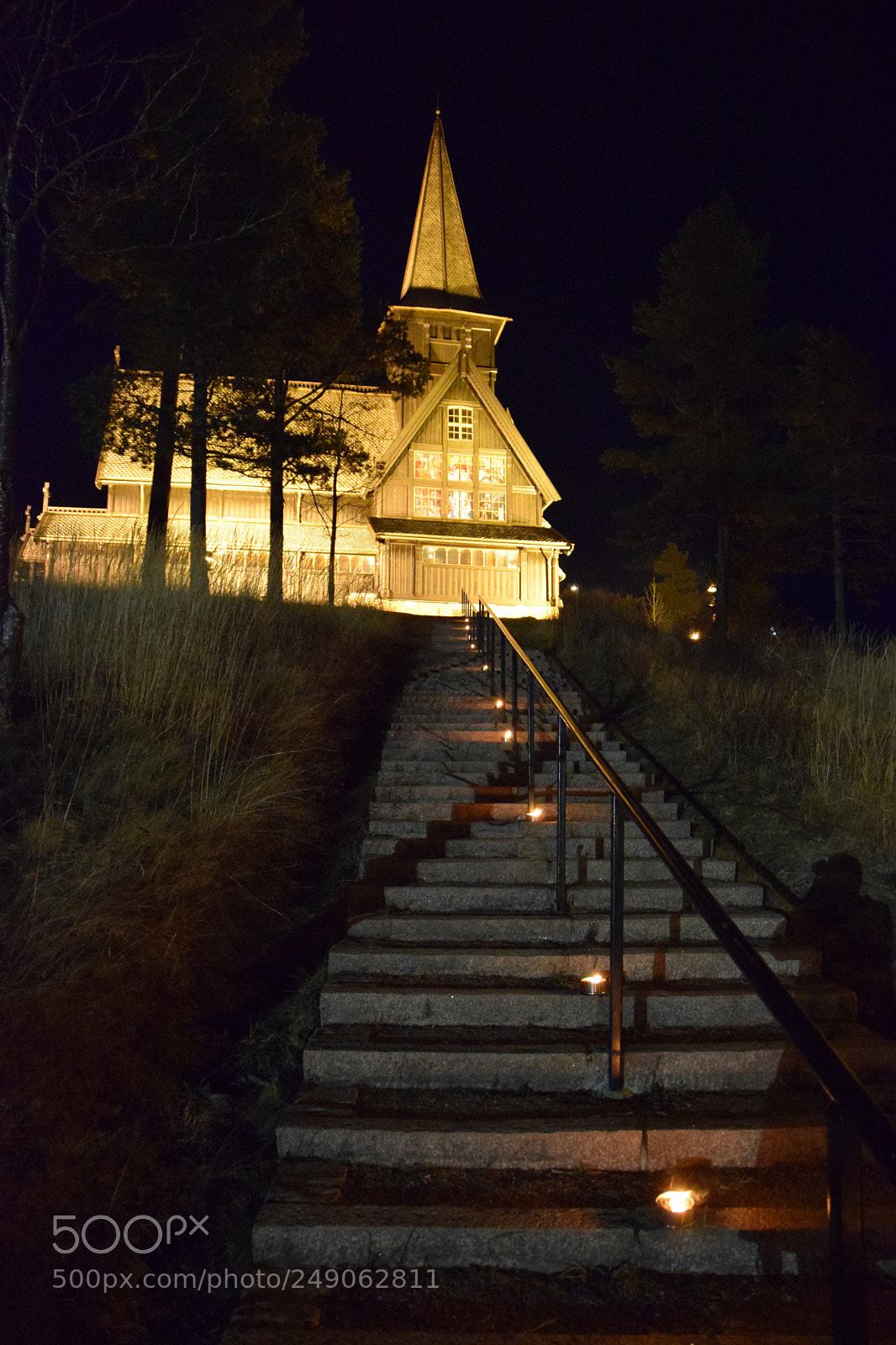 Nikon D5300 sample photo. Glowing church photography