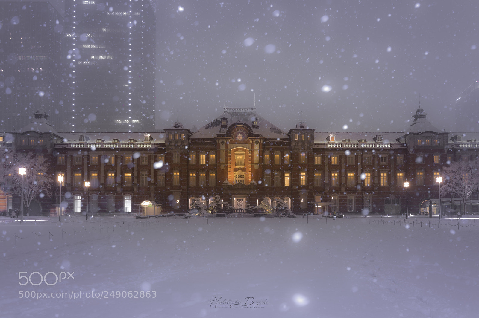 Pentax K-3 sample photo. Snow in the tokyo photography
