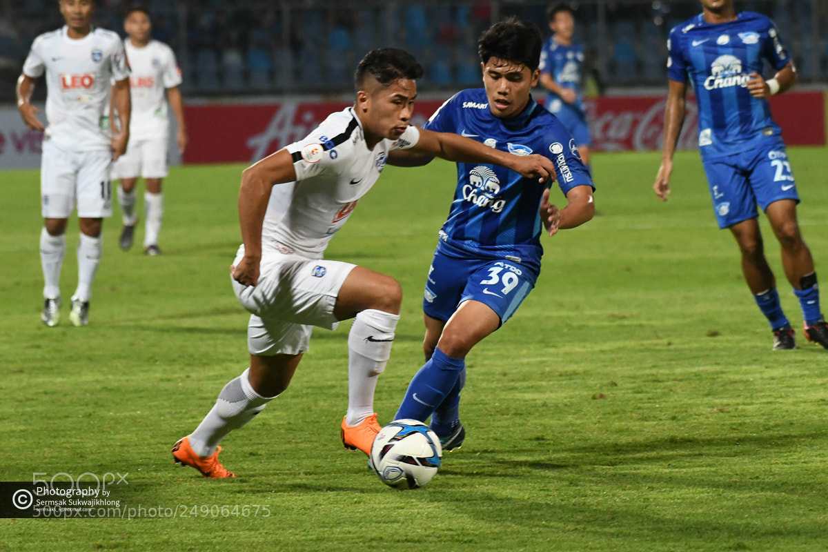 Nikon D500 sample photo. Chonburi fc vs bangkok photography
