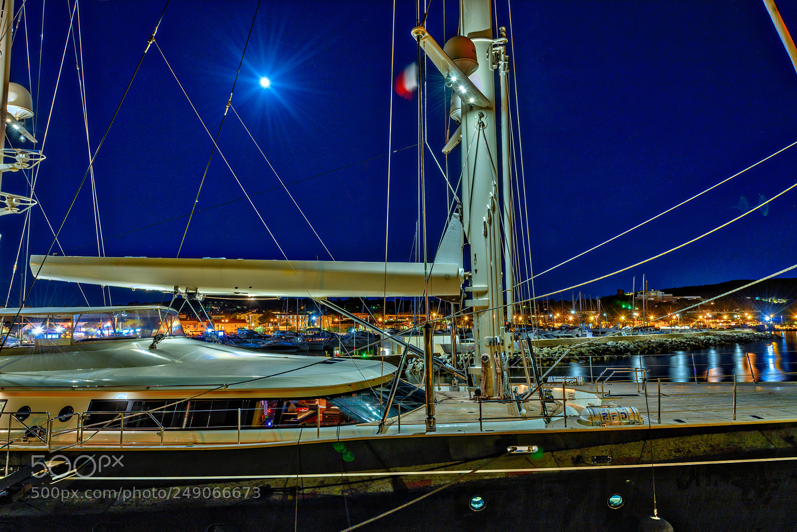 Nikon D810 sample photo. Harbor st-tropez by evening ! photography