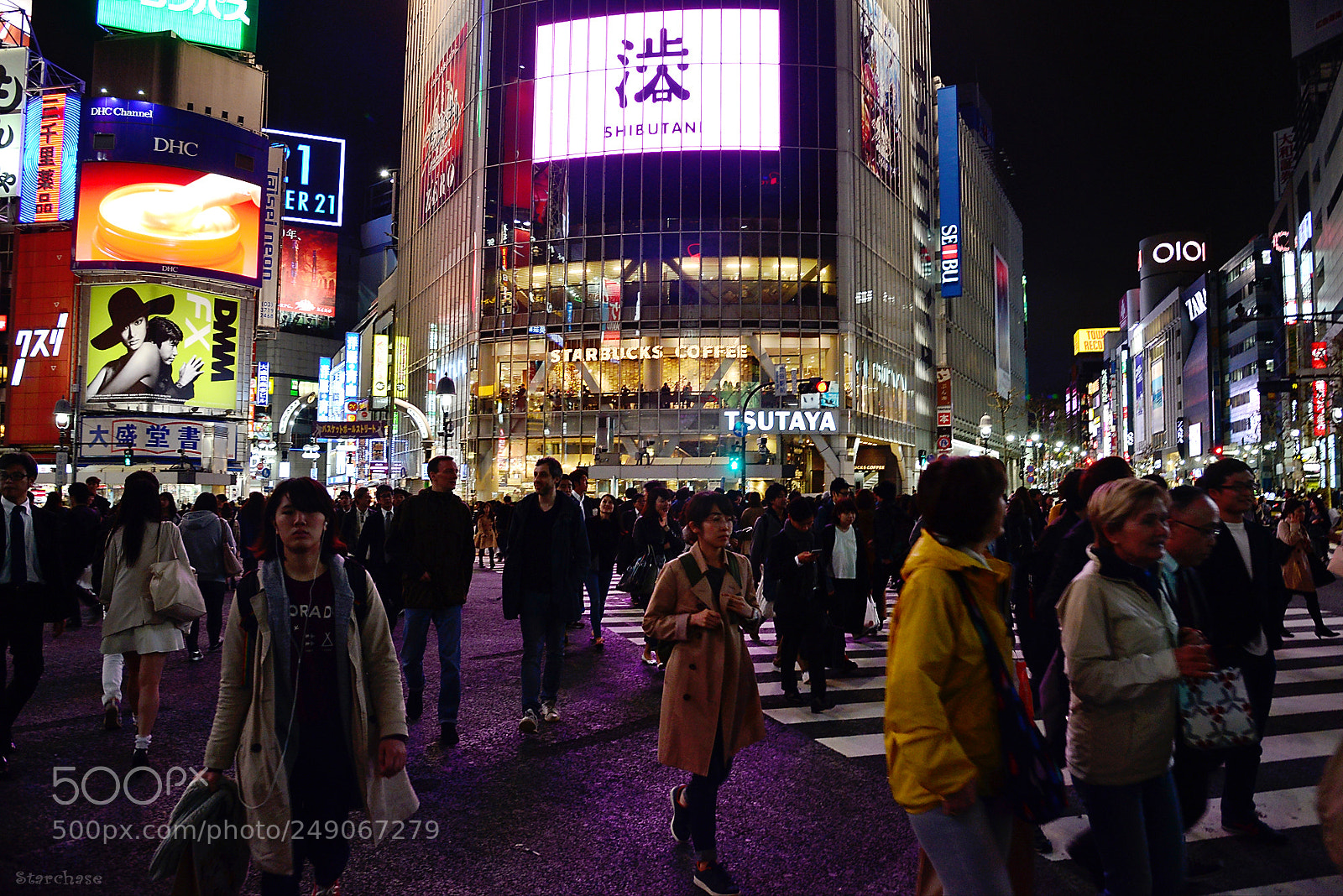 Nikon D600 sample photo. Shibuya crossing photography