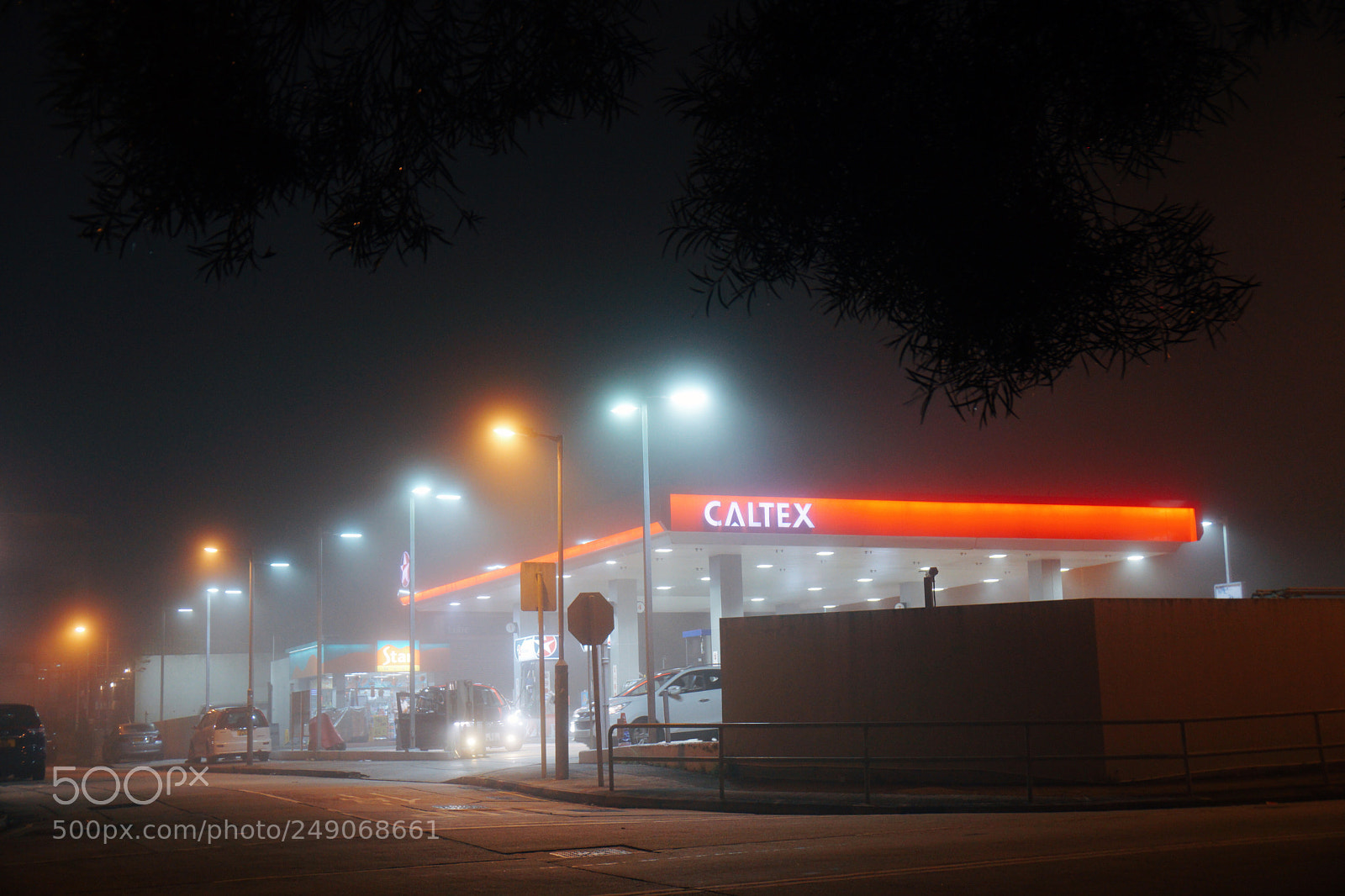 Sony a6300 sample photo. Gas station in the photography