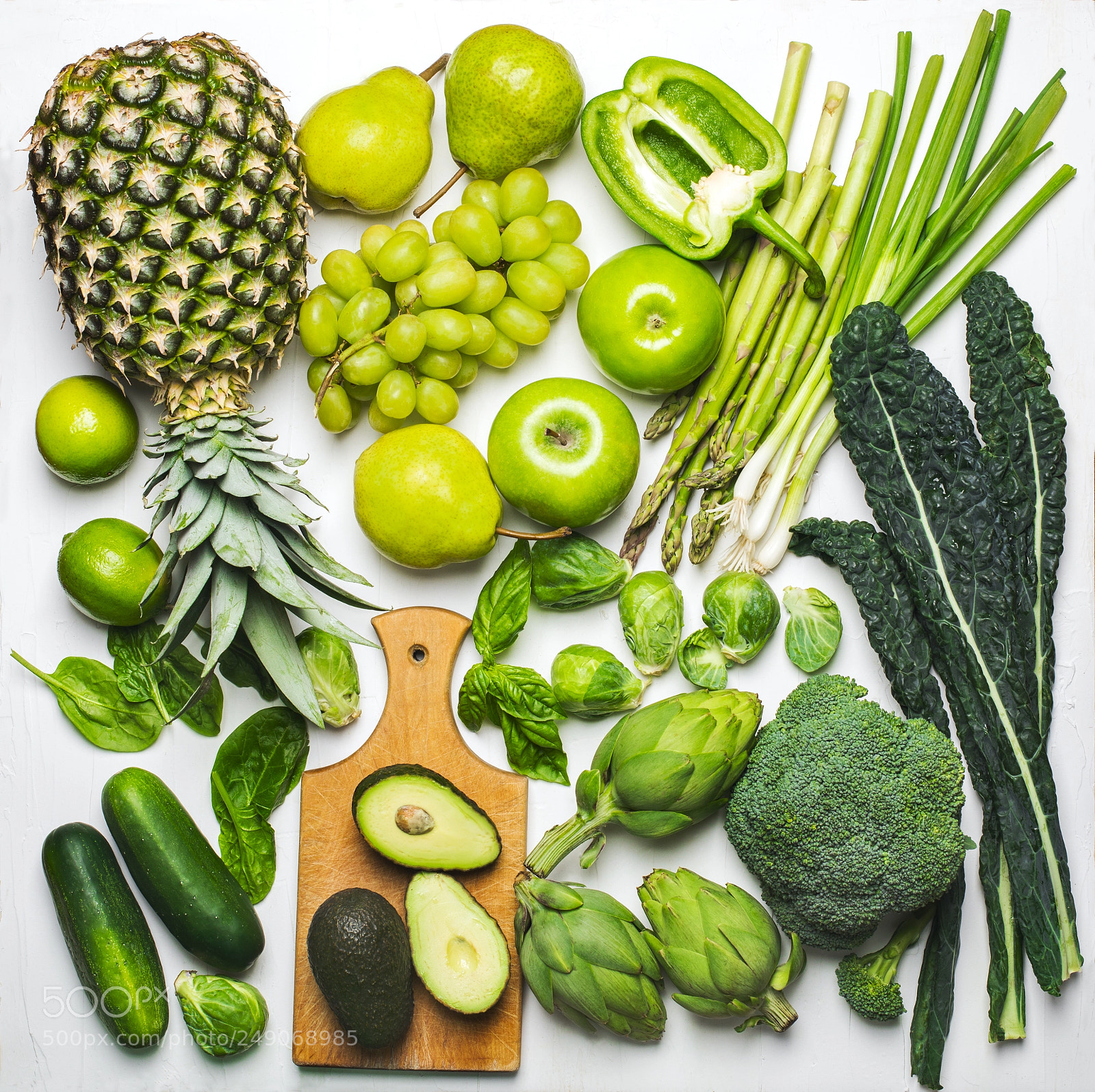 Canon EOS 5D Mark IV sample photo. Green vegetables and fruits photography