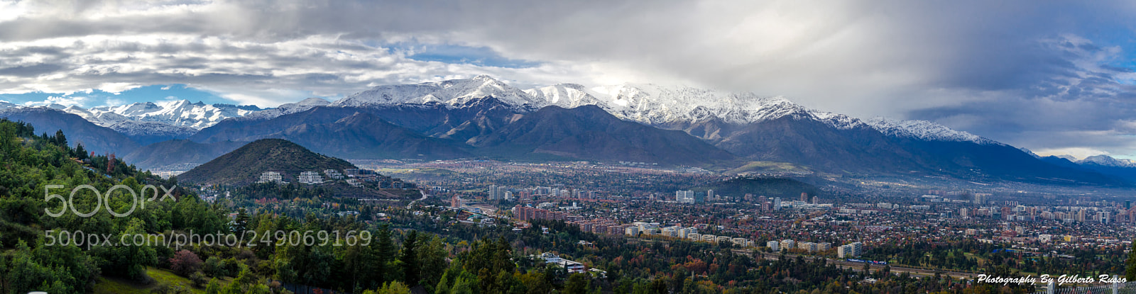 Nikon D5100 sample photo. City view - santiago photography