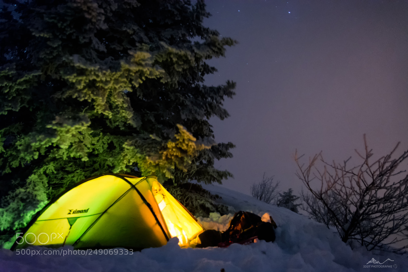 Nikon D5200 sample photo. A winter trek photography