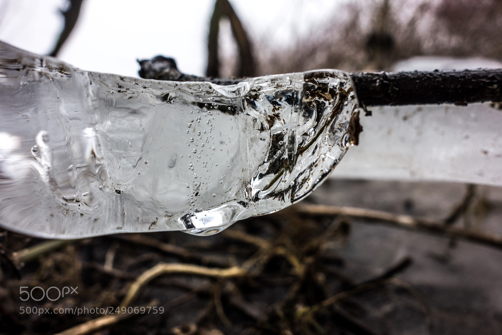 Sony Cyber-shot DSC-RX100 sample photo. Melting spring ice photography
