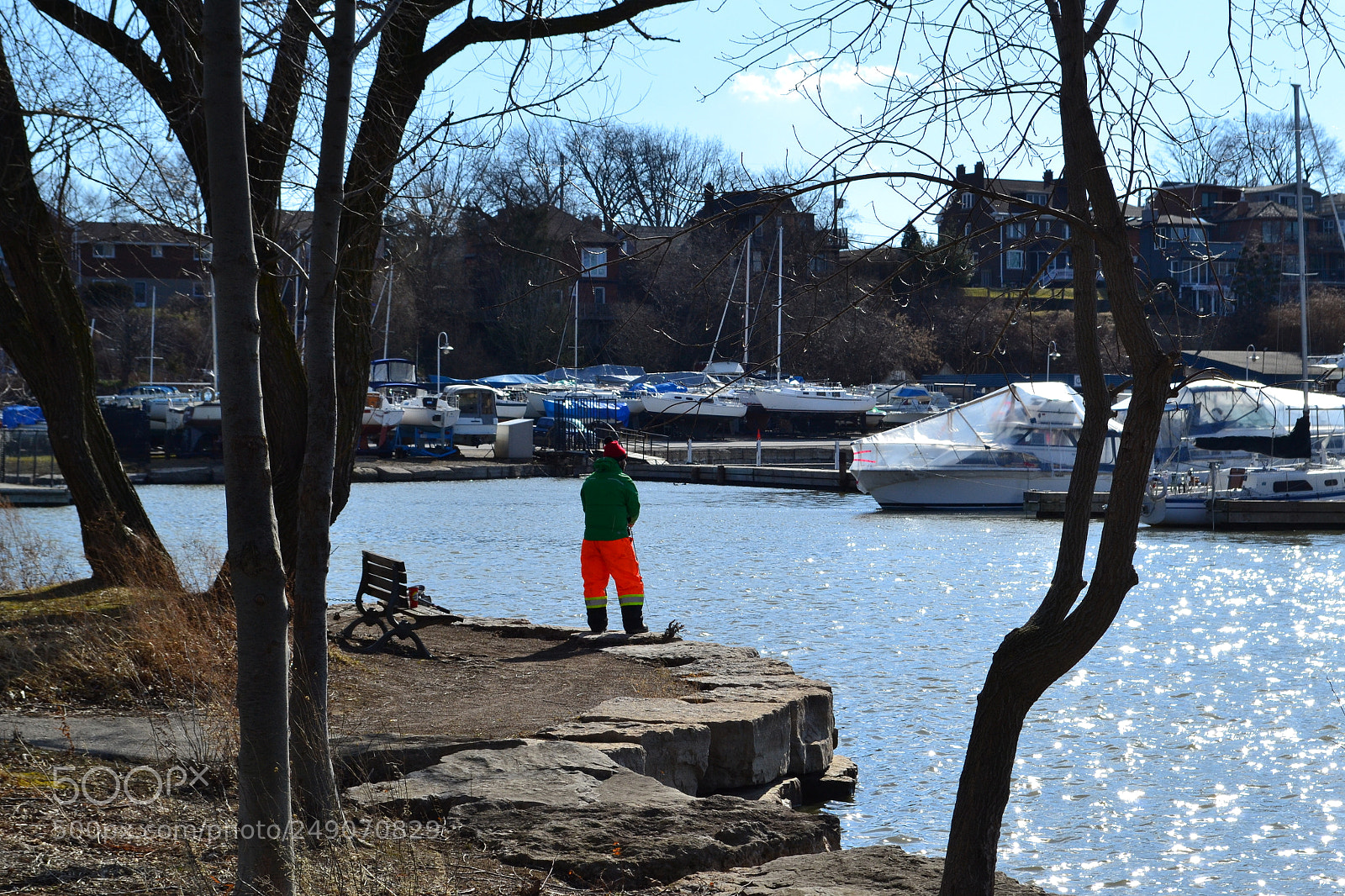 Nikon D3100 sample photo. The first fisherman photography