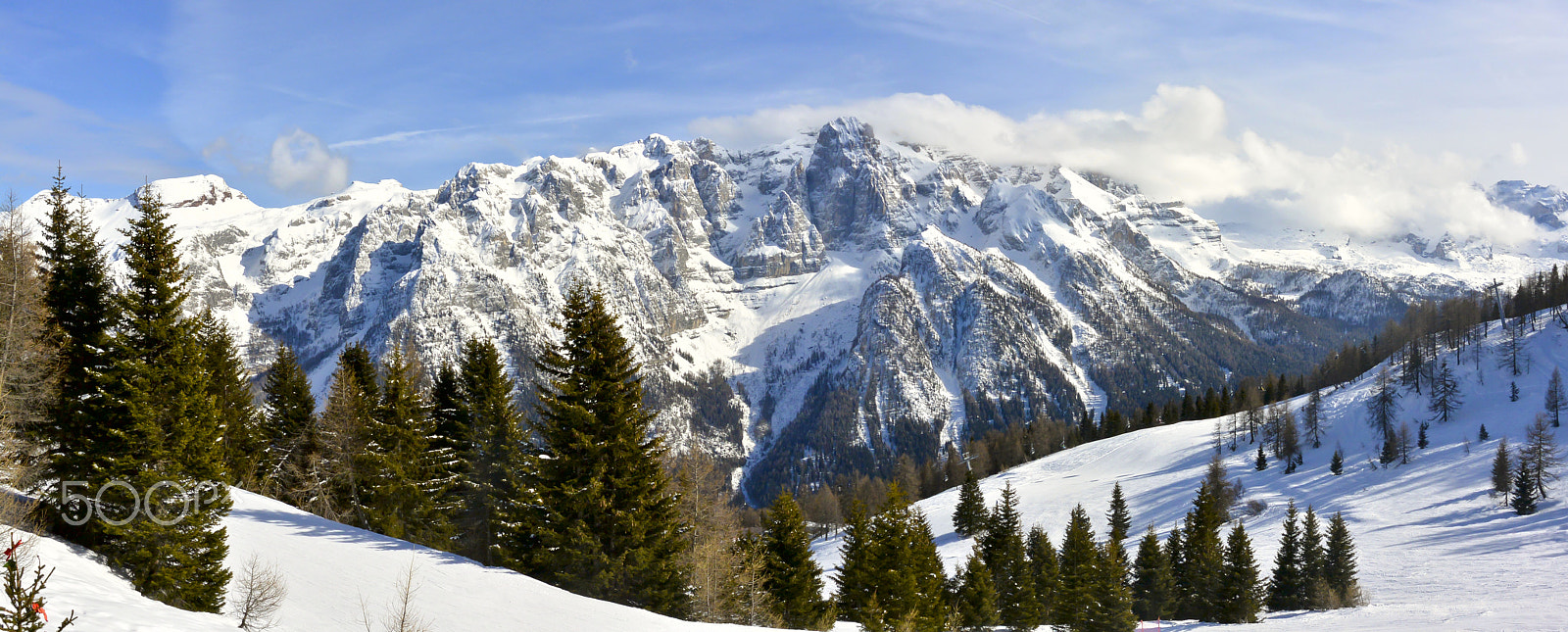 Nikon 1 AW1 sample photo. Folgarida ski resort photography