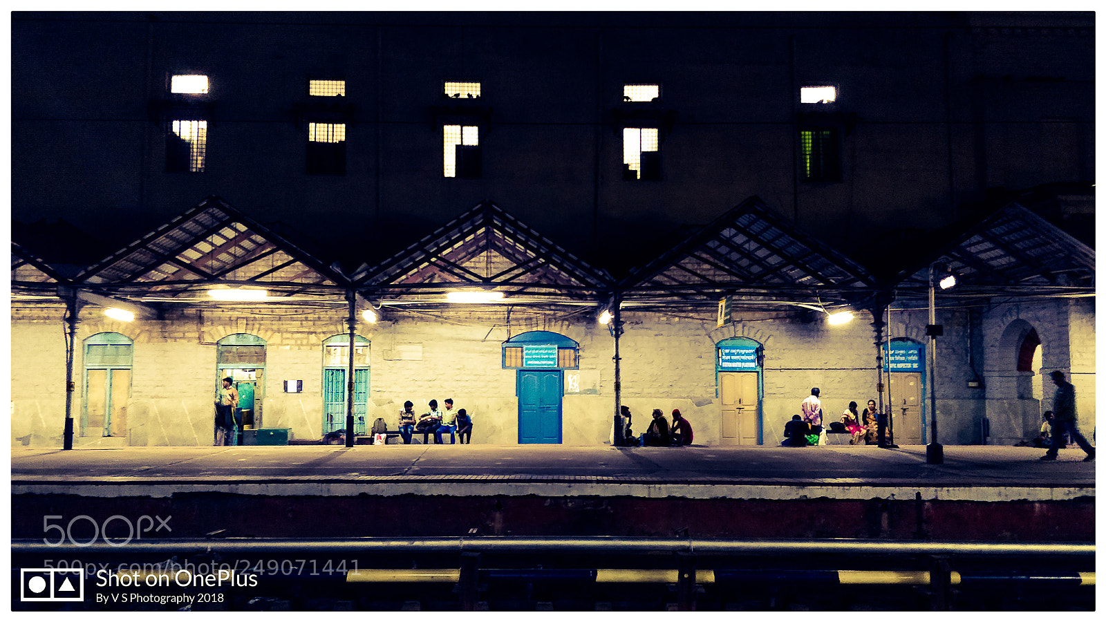 OnePlus 5 sample photo. Railway station photography