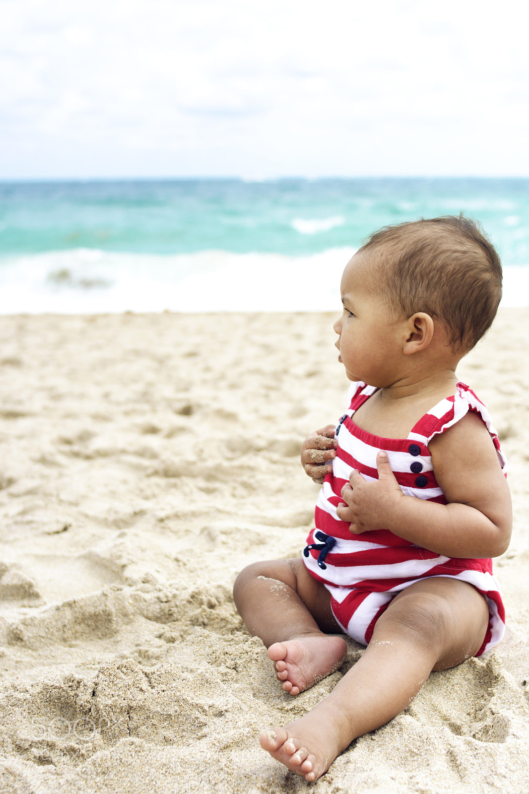 Nikon D7100 sample photo. Beach baby photography