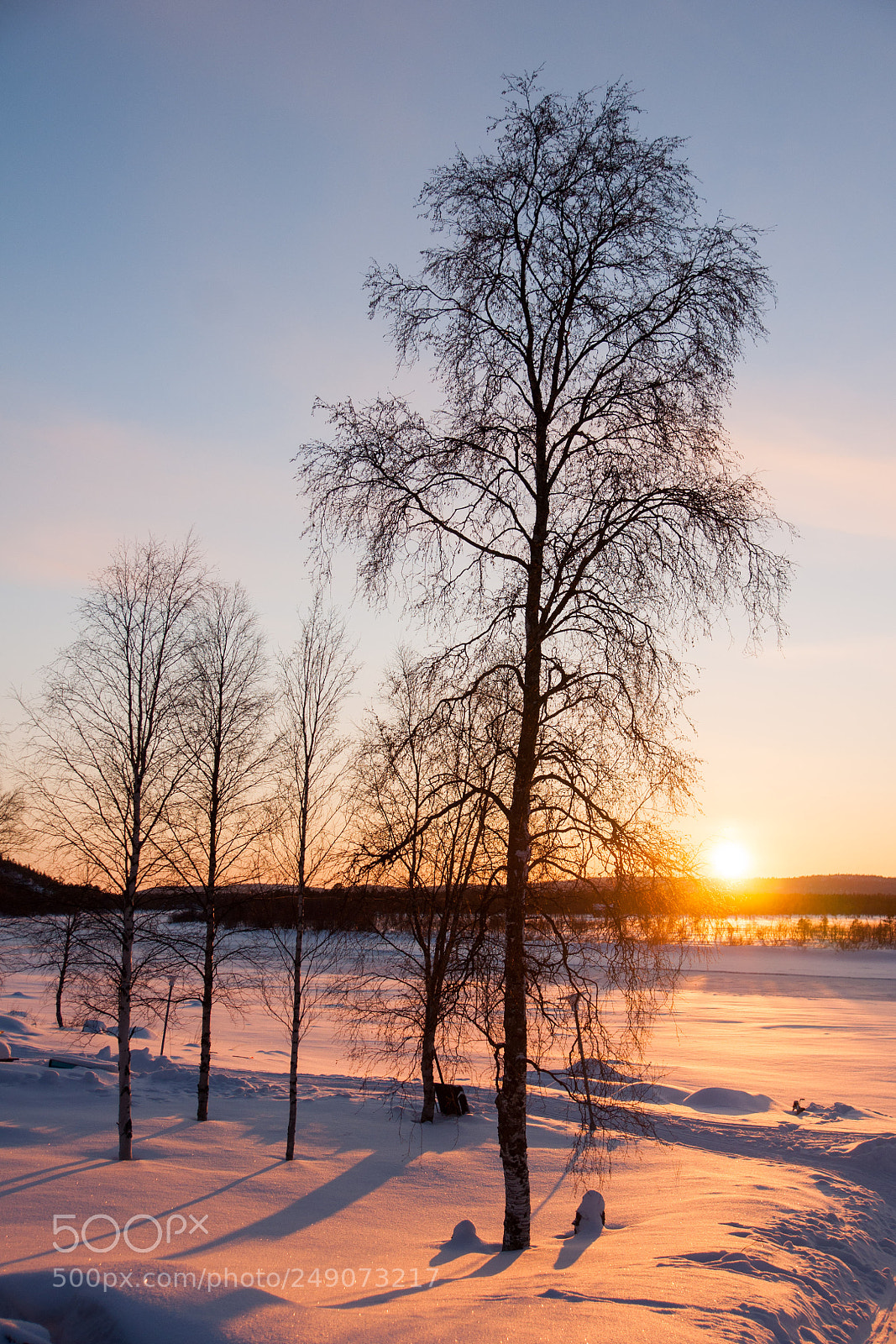 Sony Alpha DSLR-A700 sample photo. Sunset behind the arctic photography