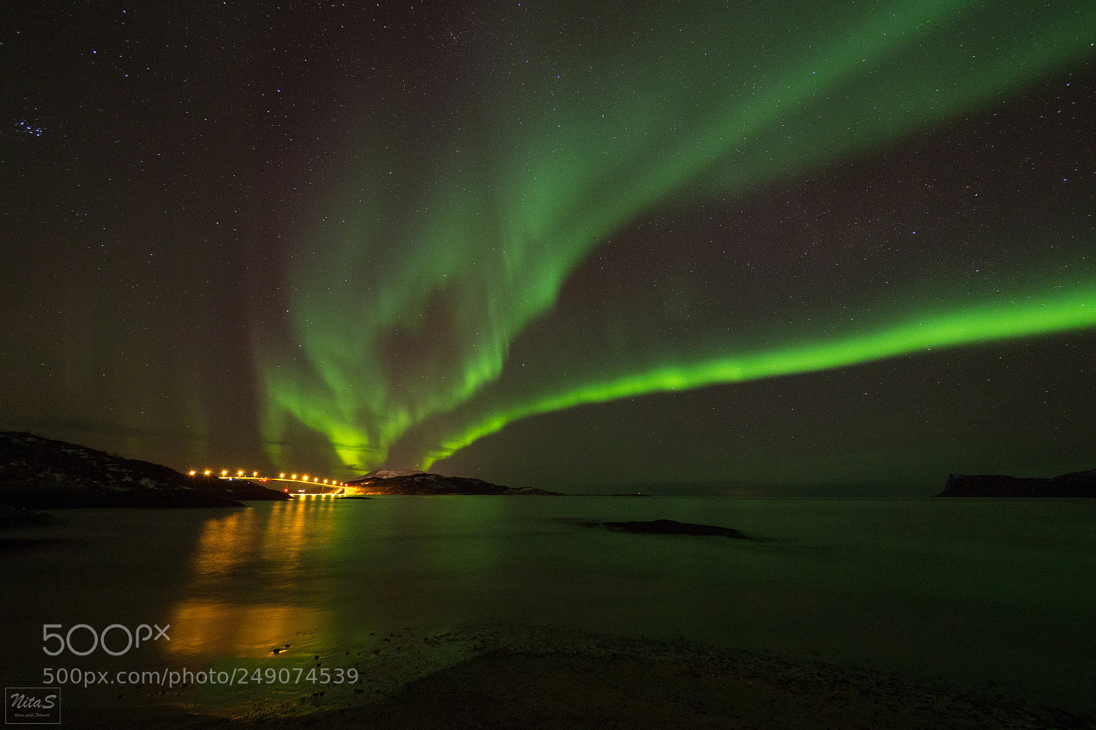 Olympus OM-D E-M1 Mark II sample photo. Our last northern light photography